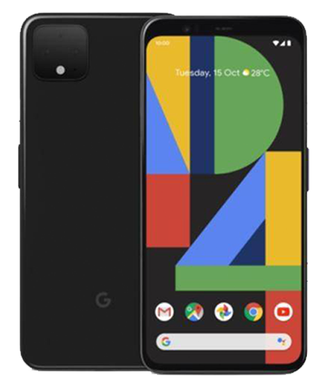 Google Pixel 4 Smartphone - 64GB Unlocked Android Phone with Motion Sense & Astrophotography (Stormy Black) - Perfect for Travel Photography & Business Use