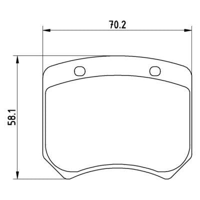Mintex MLB20 M1166 Brake Pads for AP Lockheed & Mini Calipers - High-Performance Replacement Brake Pads for Sports Cars and Classic Vehicles