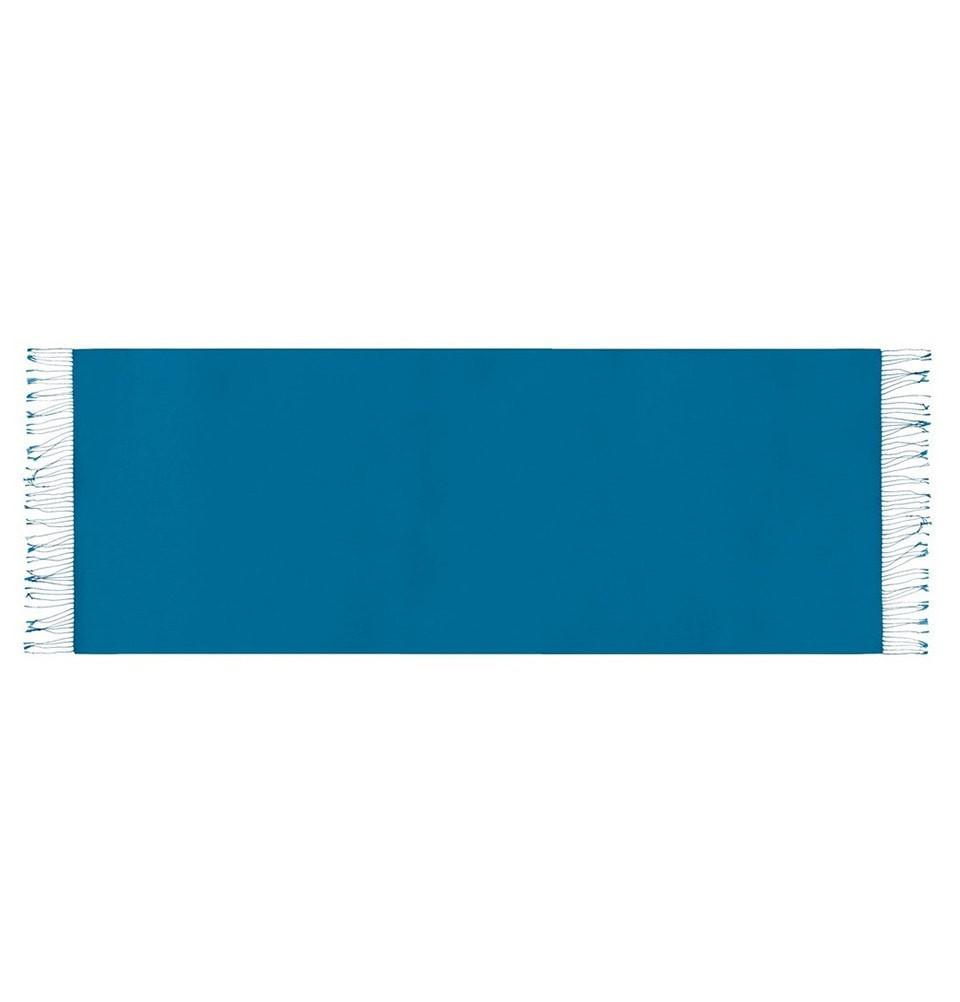 Aker Double Sided Silk Hijab Shawl #357 Blue - Elegant Muslim Headscarf for Women, Perfect for Daily Wear, Prayer, and Special Occasions