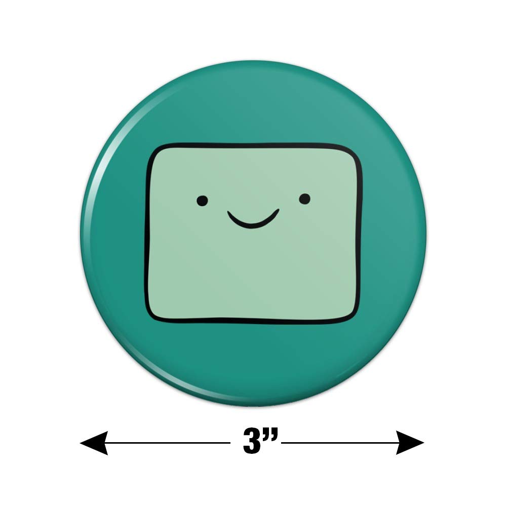 Adventure Time BMO Head Refrigerator Magnet - Cute Cartoon Kitchen Decor for Fans, Perfect for Fridge, Locker & Office Use