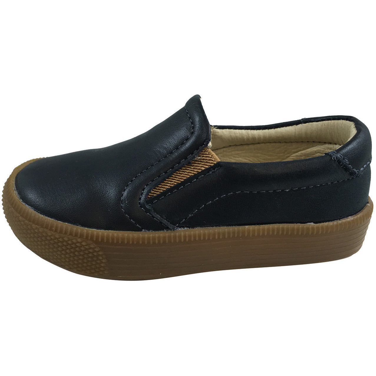 Old Soles Boys' 1029 Dress Hoff Leather Navy Loafers - Classic School Shoes for Formal Occasions & Dressy Outfits