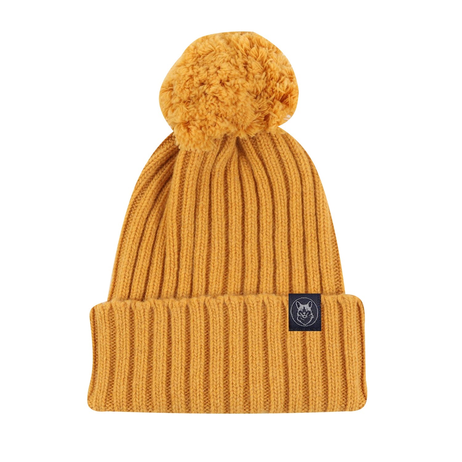 Women's Ribbed Wool Pom Pom Beanie - Soft Winter Knit Hat for Cold Weather, Outdoor Activities & Fashion Accessories