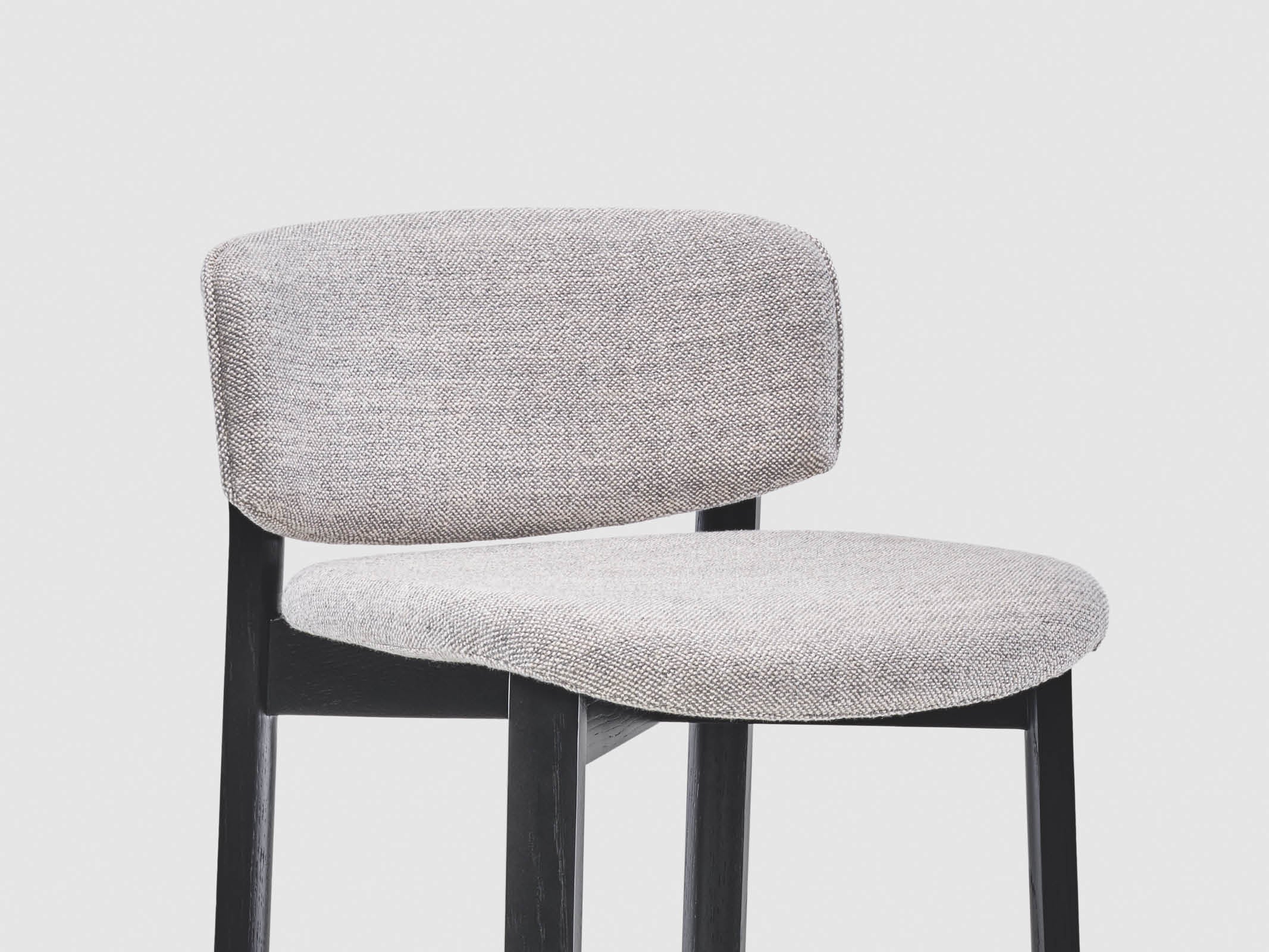 Pinta Stool - Modern Wooden Bar Stool with Backrest for Kitchen, Dining & Home Decor | Perfect for Breakfast Nook, Counter Height Tables & Small Spaces