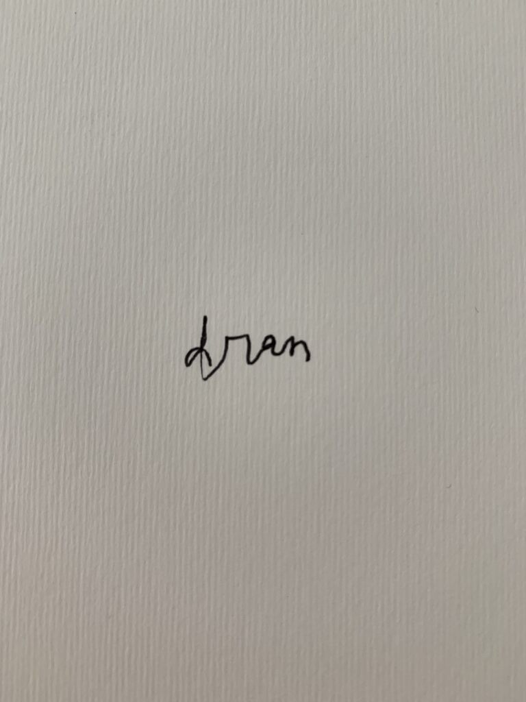 DRAN MAGIC Original Hand-Signed Artwork - Unique Daily Drawing Collection - Perfect for Art Collectors & Home Decor