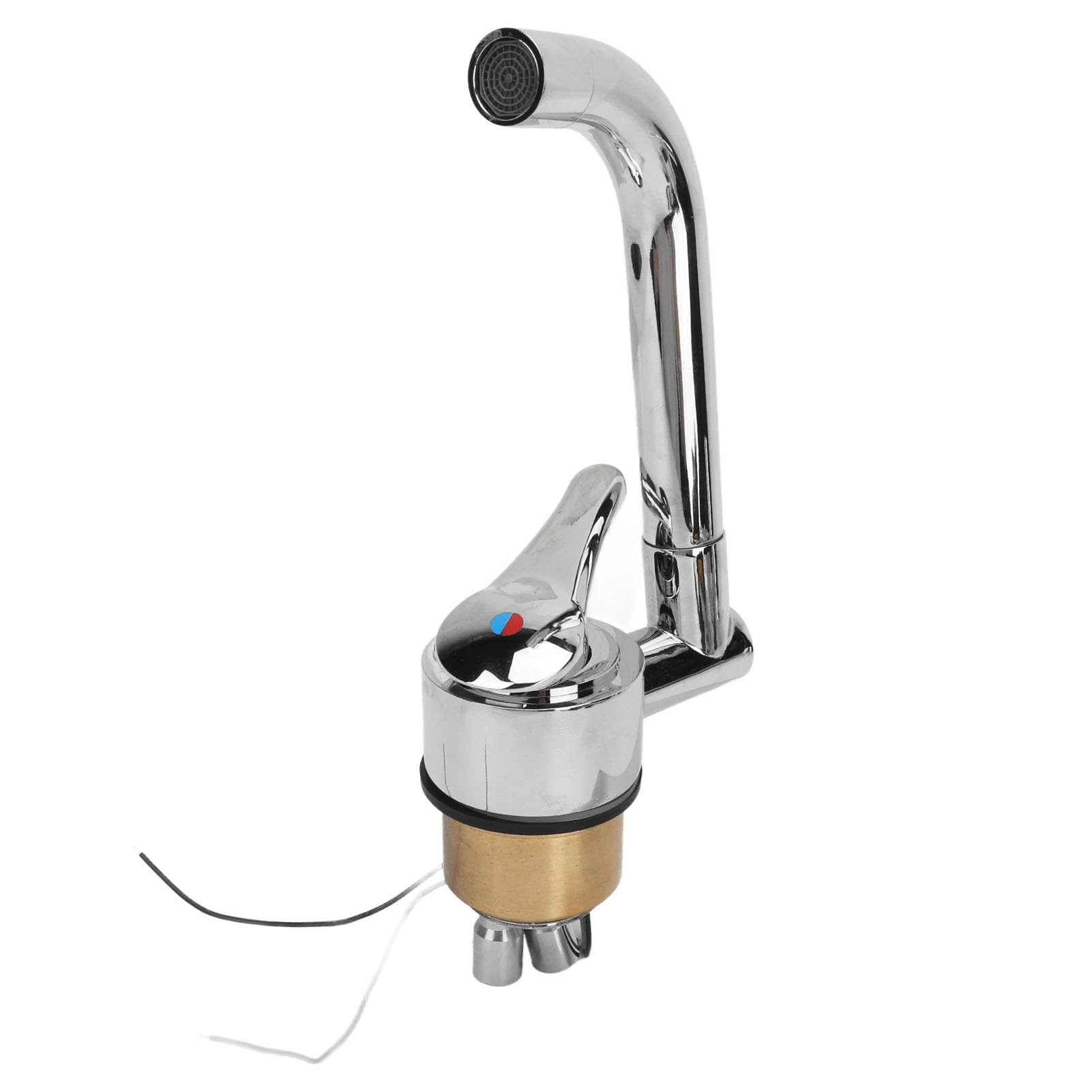 360° Rotatable RV Water Faucet - Stainless Steel Hot & Cold Water Supply for Campers, Travel Trailers, RVs | Perfect for Outdoor Camping, Road Trips & RV Living