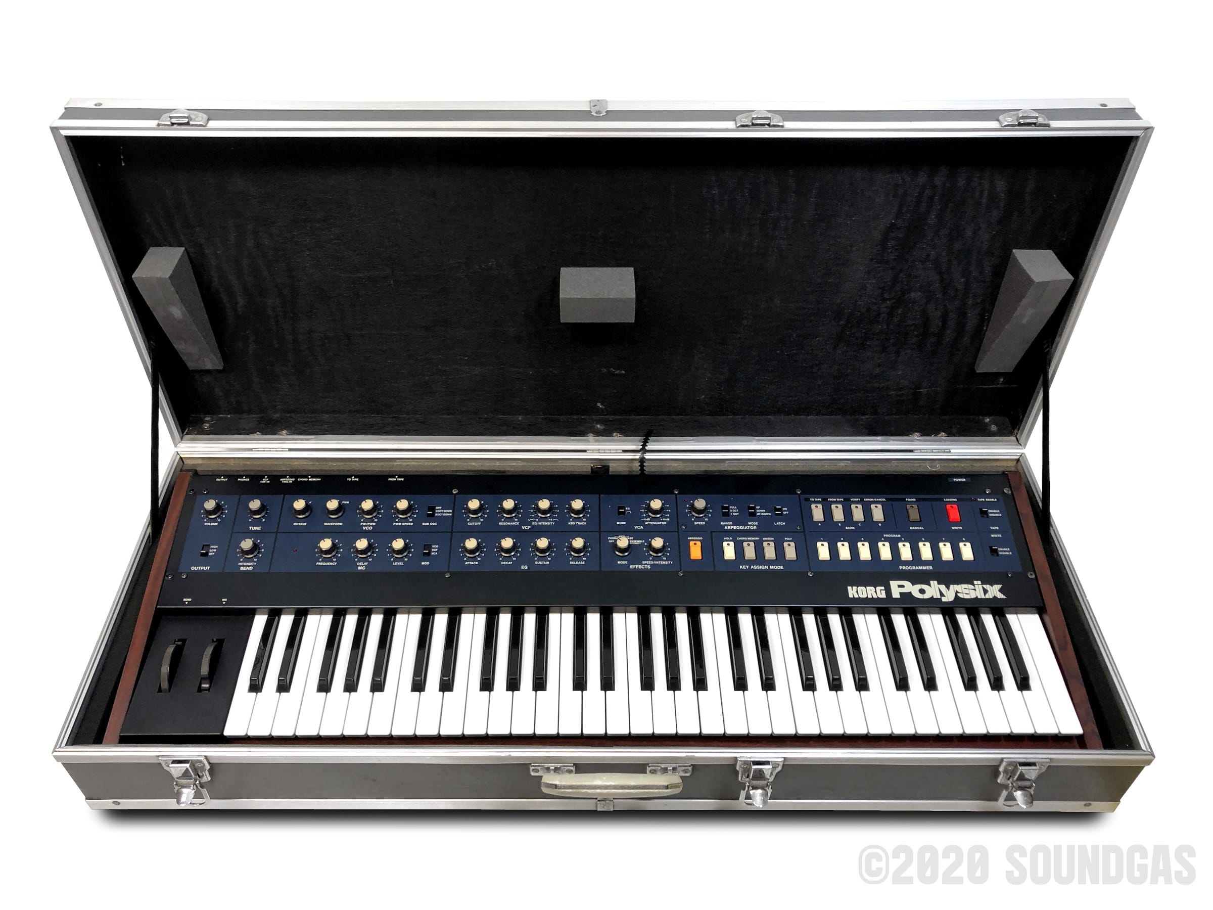 Korg Polysix PS-6 Vintage Analog Synthesizer – Classic 6-Voice Polyphonic Keyboard for Music Production & Live Performance