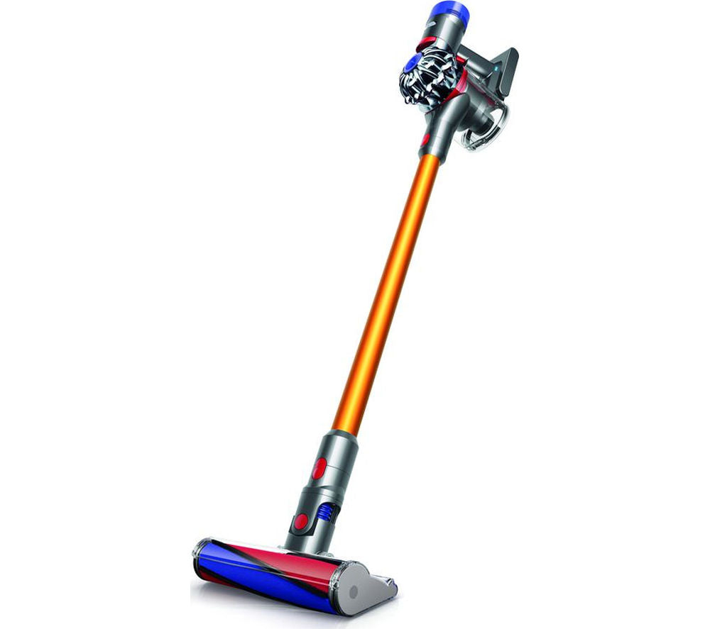 Refurbished Dyson V8 Cordless Vacuum Cleaner with 2 Cleaning Heads - Hard Floor & Carpet - 1 Year Warranty | Perfect for Pet Hair, Stairs & Quick Home Cleaning