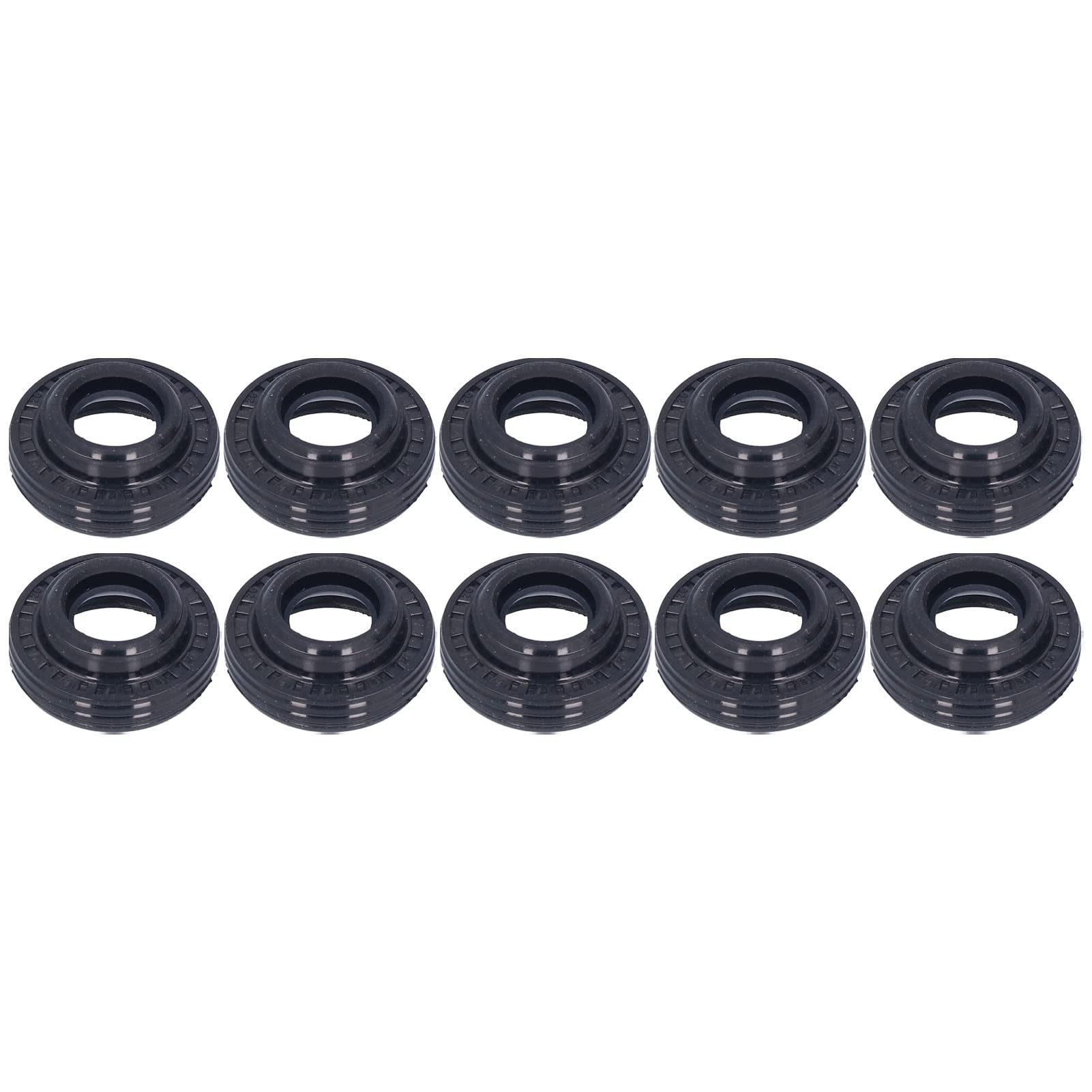 10Pcs A/C Compressor Oil Seal Kit - Compatible with 508 5H14 Automotive Air Conditioning Compressor Shaft Seal Replacement for Car AC Repair & Maintenance