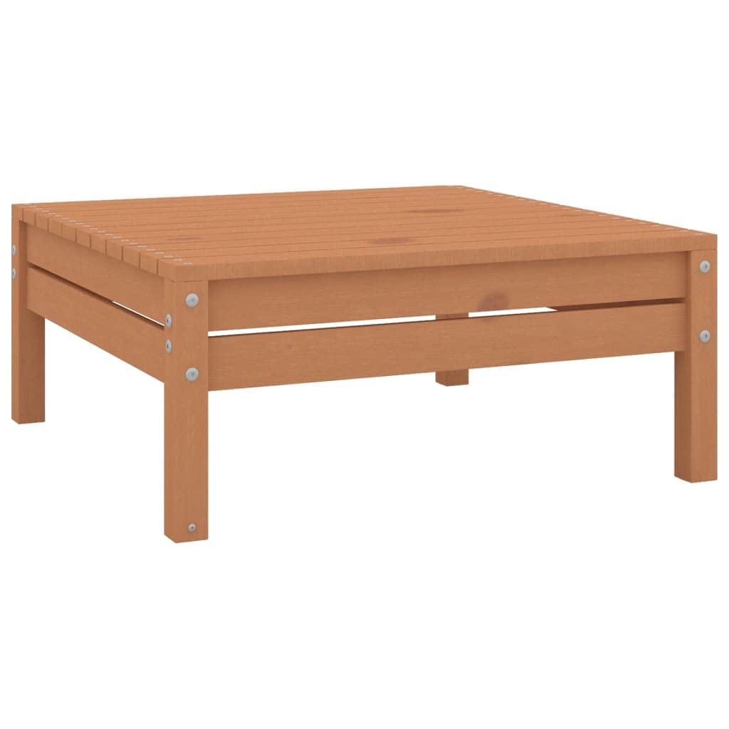 3-Piece Patio Lounge Set - All-Weather Resistant Outdoor Furniture for Terrace, Deck, Balcony, Garden & Lawn - Solid Pinewood in Honey Brown - Perfect for Relaxing, Entertaining & Outdoor Dining