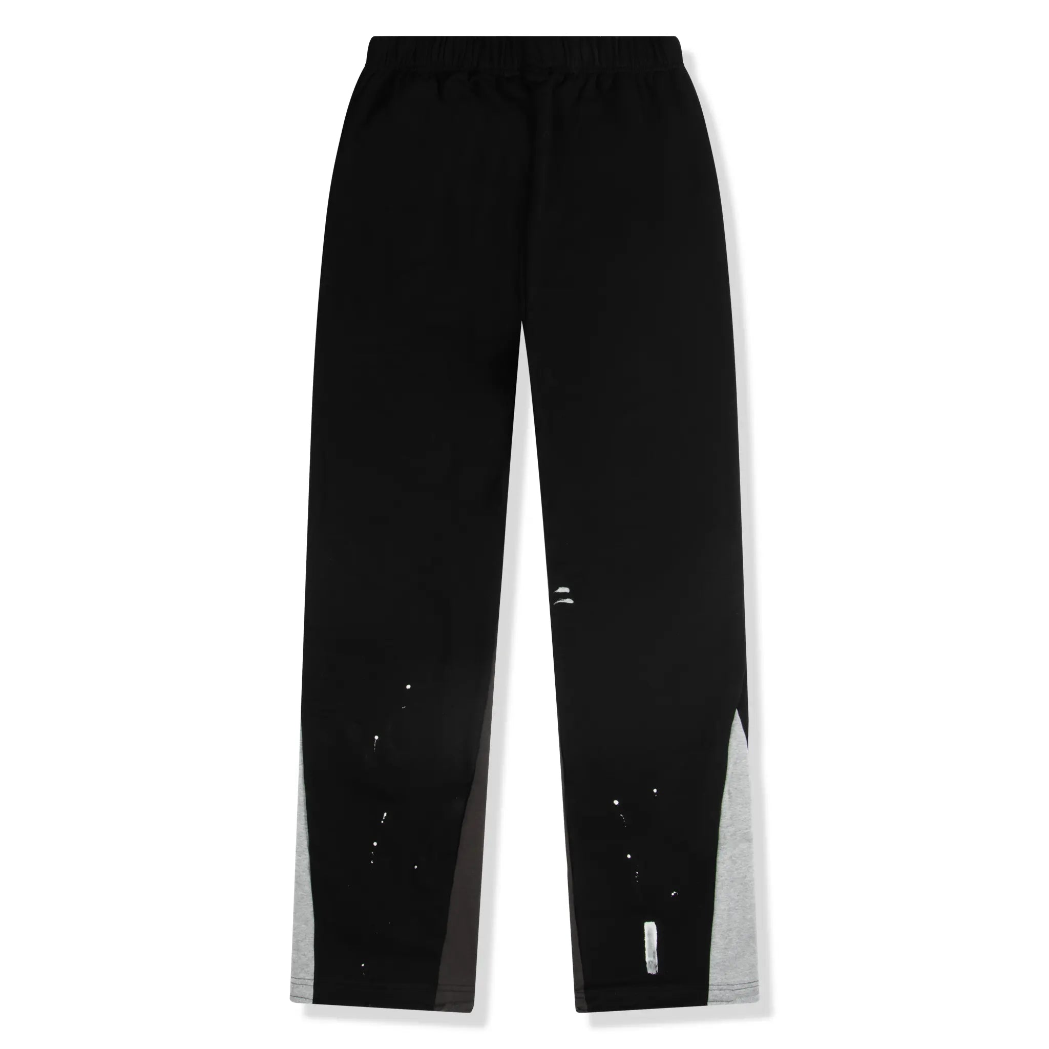 SIARR Flared Joggers for Women - High Waisted Black Paint Yoga Pants with Pockets | Comfortable Lounge Pants for Running, Workout & Casual Wear