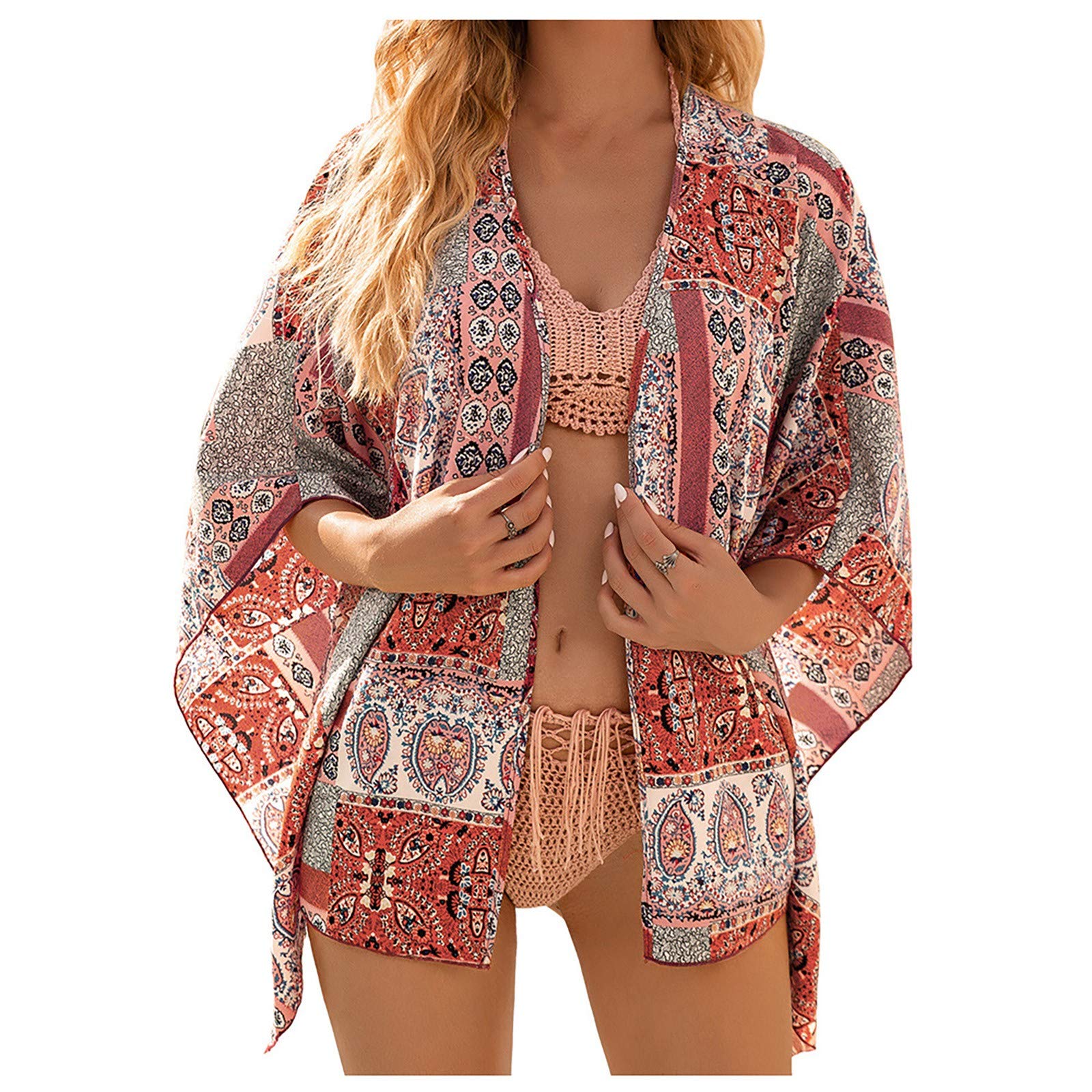 Women's Spring Open Front Cardigan - Lightweight Sunscreen Sweater for Sun Protection & Stylish Layering | Perfect for Outdoor Activities, Beach Cover-Ups & Winter Layering