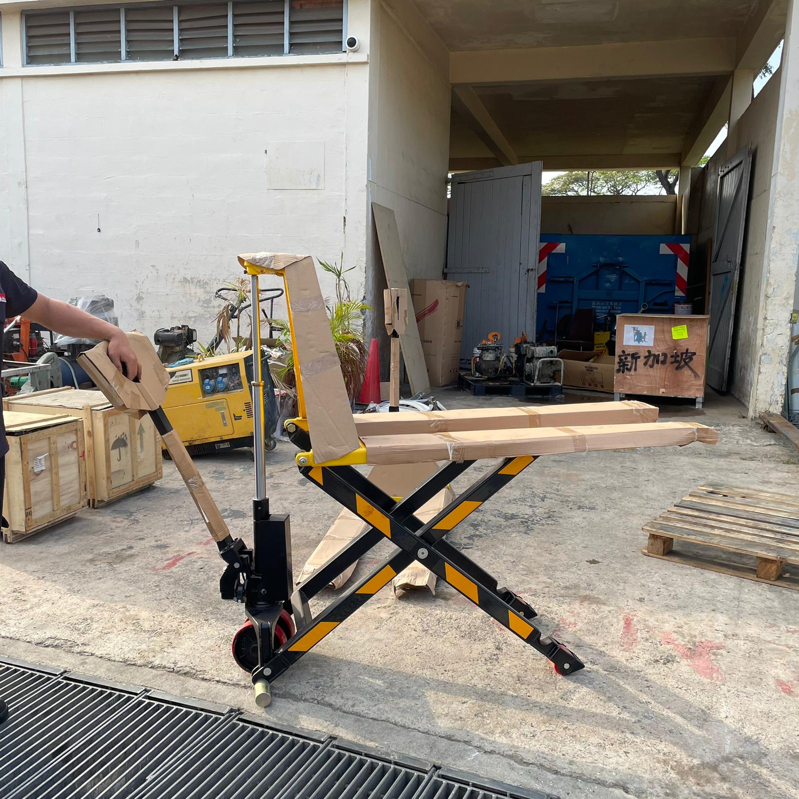 Aiko 1.5 Ton High Lift Scissor Pallet Truck - Heavy Duty Warehouse Equipment for Loading & Unloading | Model PT HPT5415M | Ideal for Industrial Warehouses, Factories & Logistics Centers