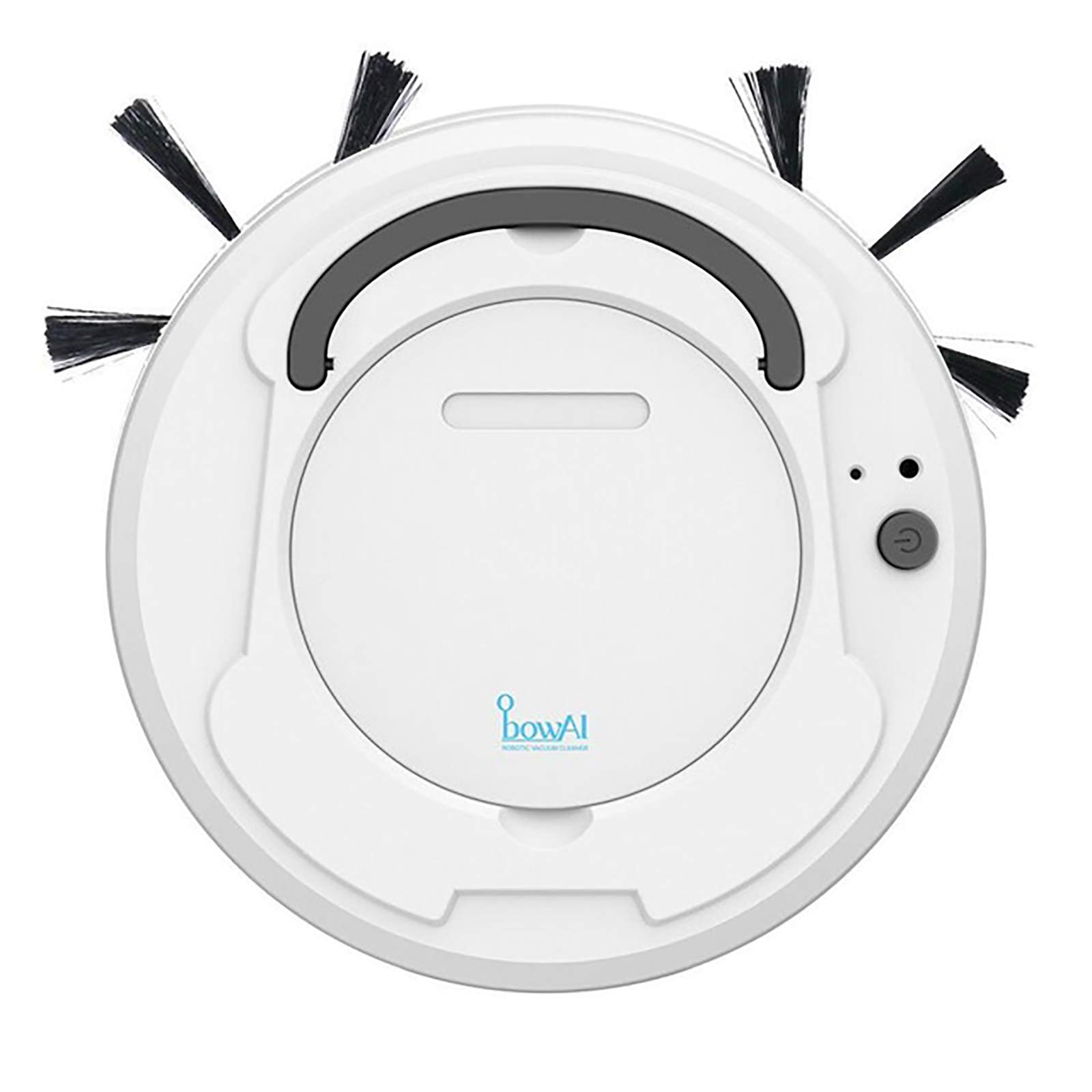 ZYMQ 1800Pa Powerful Robot Vacuum Cleaner - 3-in-1 Smart Vacuum & Mop Combo with Auto Recharge, Wet/Dry Cleaning for Hardwood Floors & Carpets - Ideal for Pet Hair, Dust & Daily Home Cleaning (White)