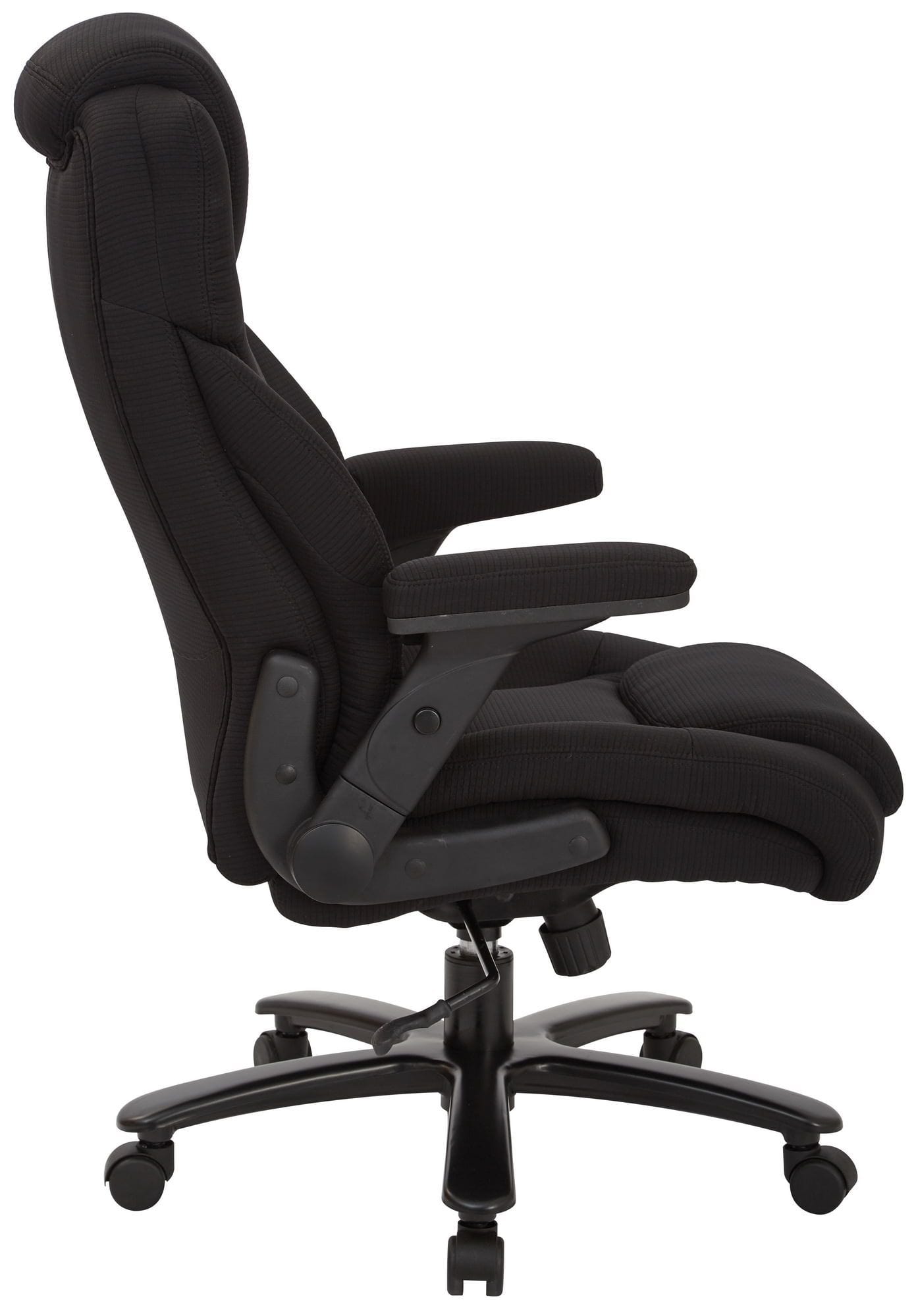 Pro Line II High Back Big and Tall Office Chair - Ergonomic Executive Desk Chair with Black Fabric for Heavy Duty Use [39203] | Perfect for Home Office, Gaming & Workspaces