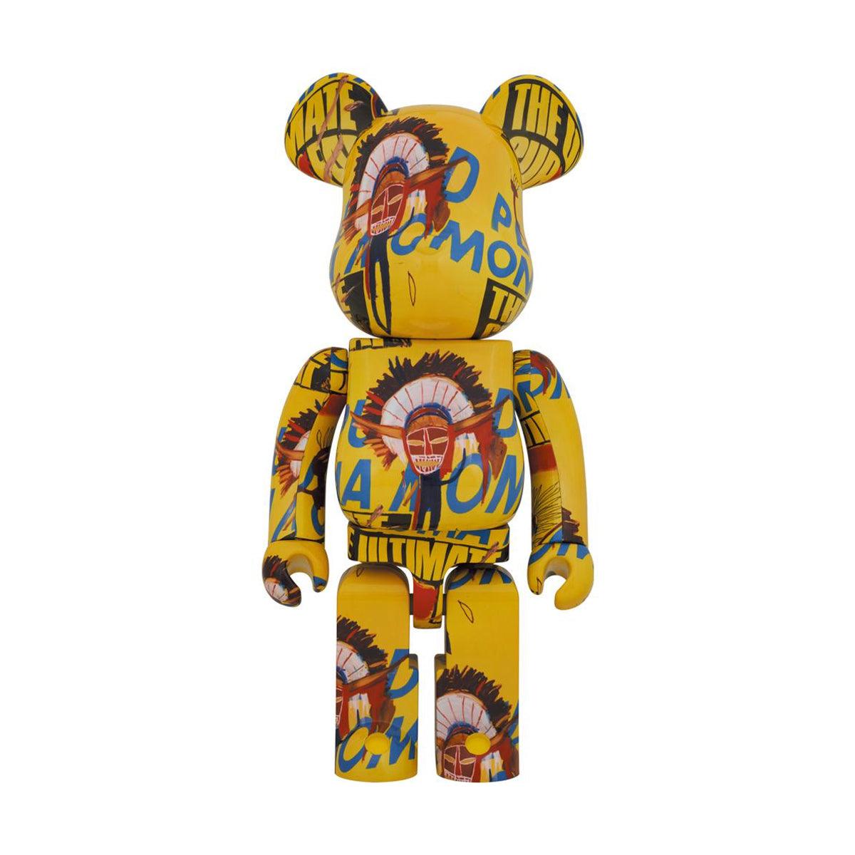 Andy Warhol x Jean Michel Basquiat Be@rbrick 1000% Collectible Art Figure #3 - Limited Edition Pop Art Vinyl Toy for Home Decor & Art Collectors