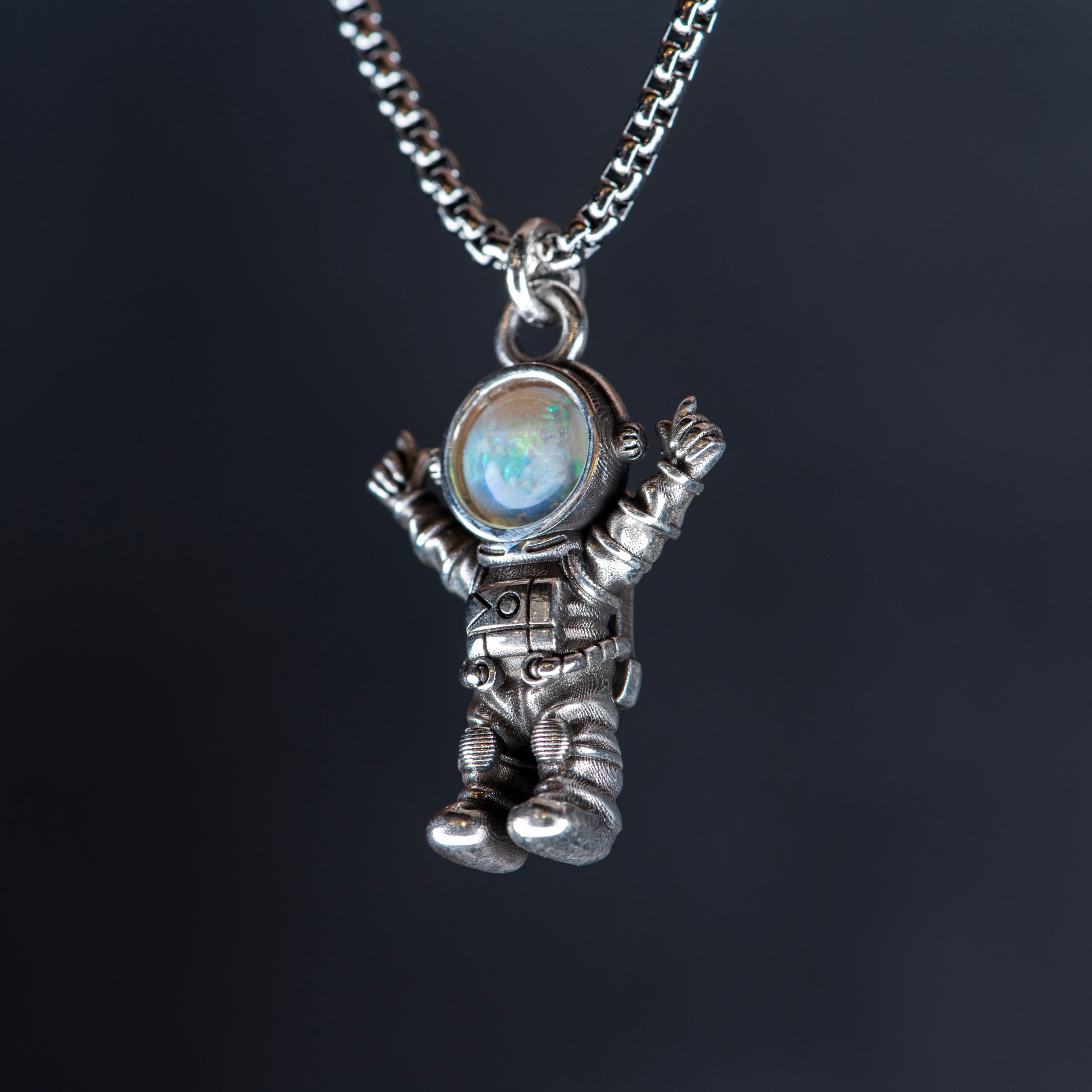 SPACED OUT Astronaut Pendant Necklace - Unique Space-Themed Jewelry for Men & Women | Perfect for Cosplay, Gifts & Astronomy Lovers
