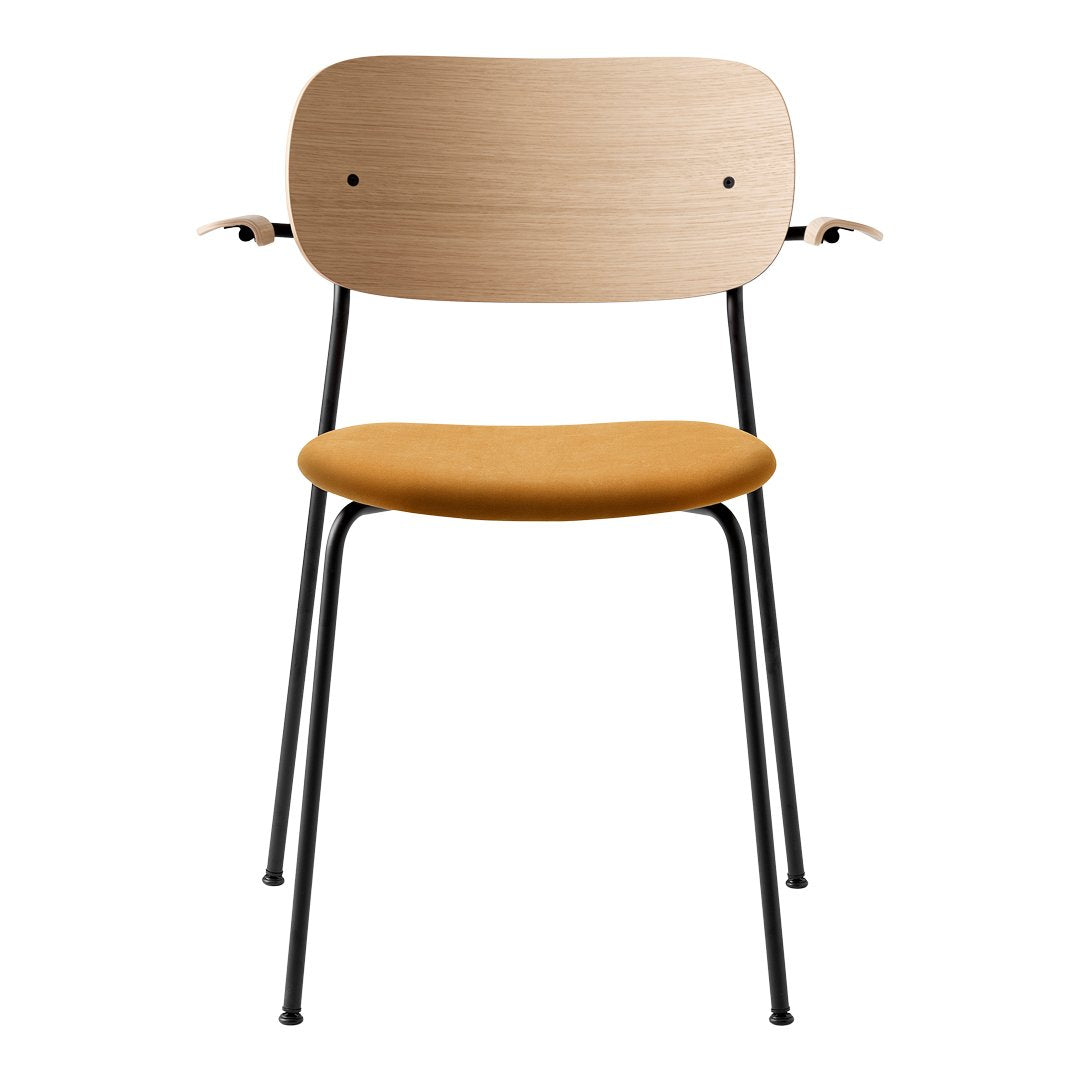 Modern Upholstered Dining Chair with Armrests - Comfortable & Stylish Seating for Kitchen, Dining Room, and Home Office