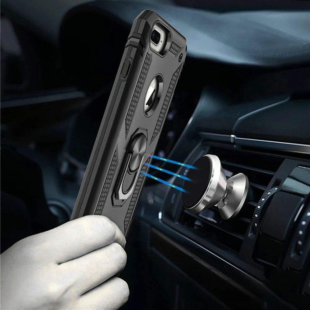 Shockproof iPhone 8 Plus/7 Plus Case with Kickstand - Heavy Duty Protective Cover for 5.5 Inch iPhone Models | Perfect for Outdoor Activities, Work & Travel