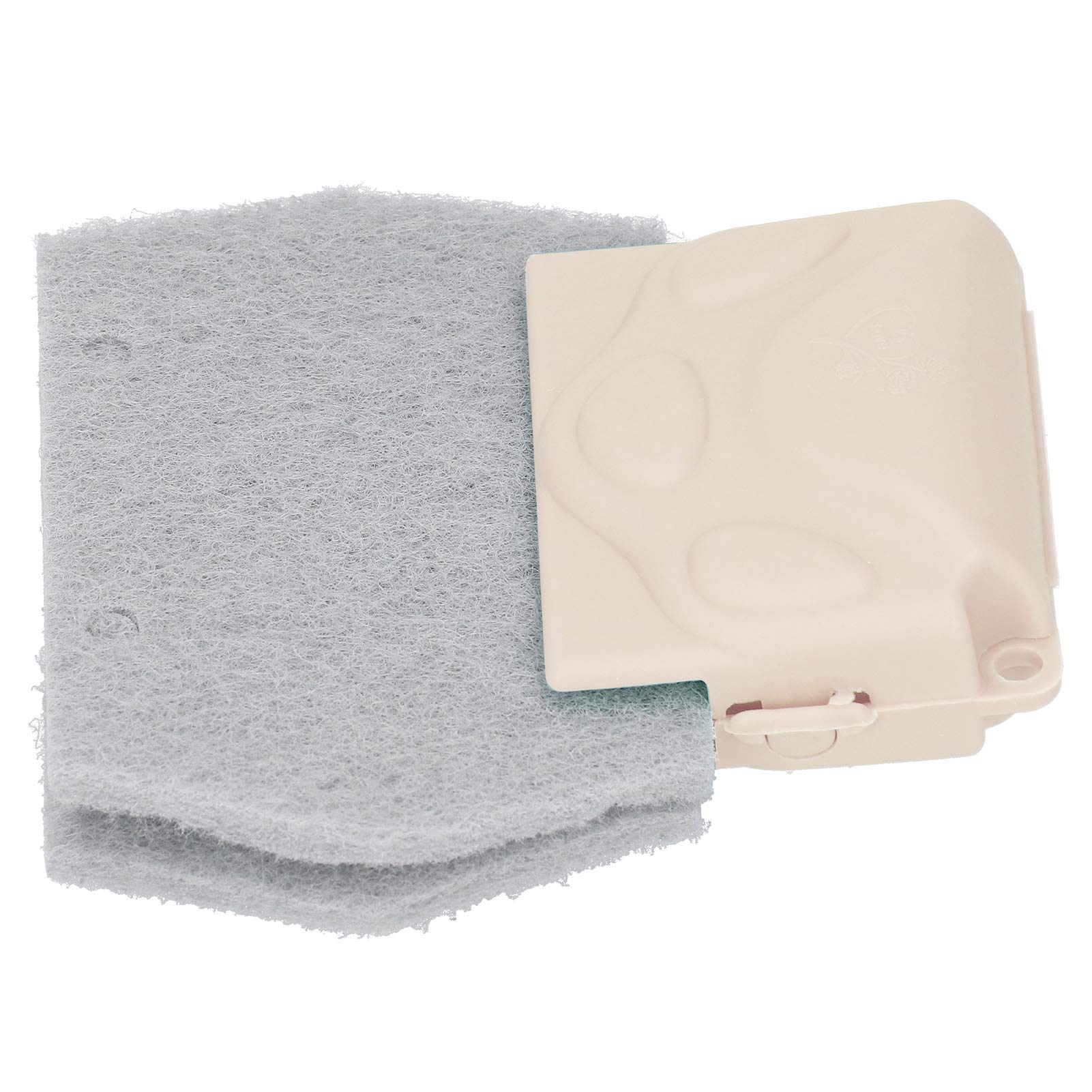 5-Pack Window & Door Cleaning Brush Set - Multi-Surface Scrubber for Faucets, Bathtubs, Window Slides & More (Beige) - Perfect for Bathroom, Kitchen & Outdoor Glass Cleaning