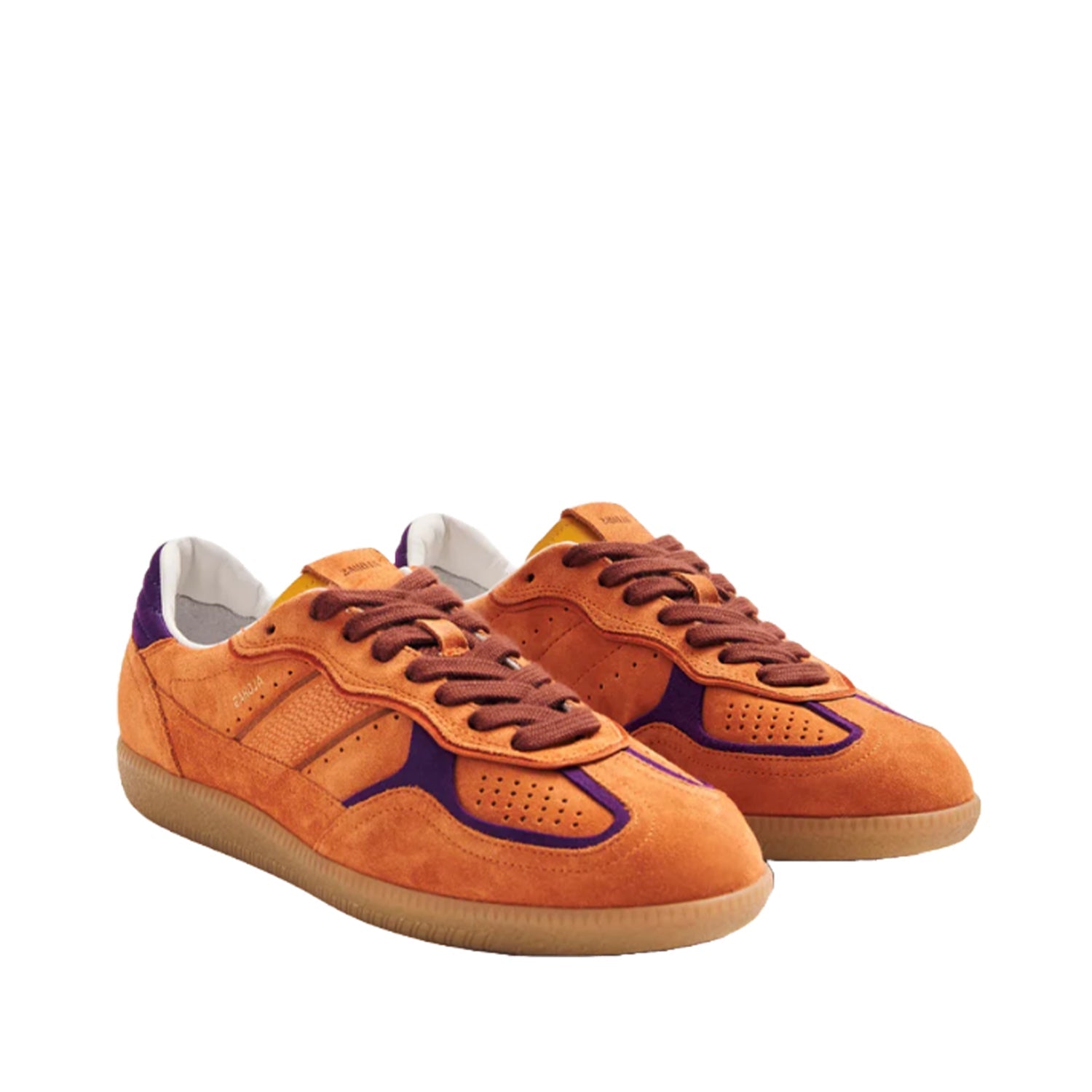 Alohas Women's TB.490 Orange Leather Sandals - Comfortable & Stylish Summer Shoes for Beach, Vacation & Casual Outings