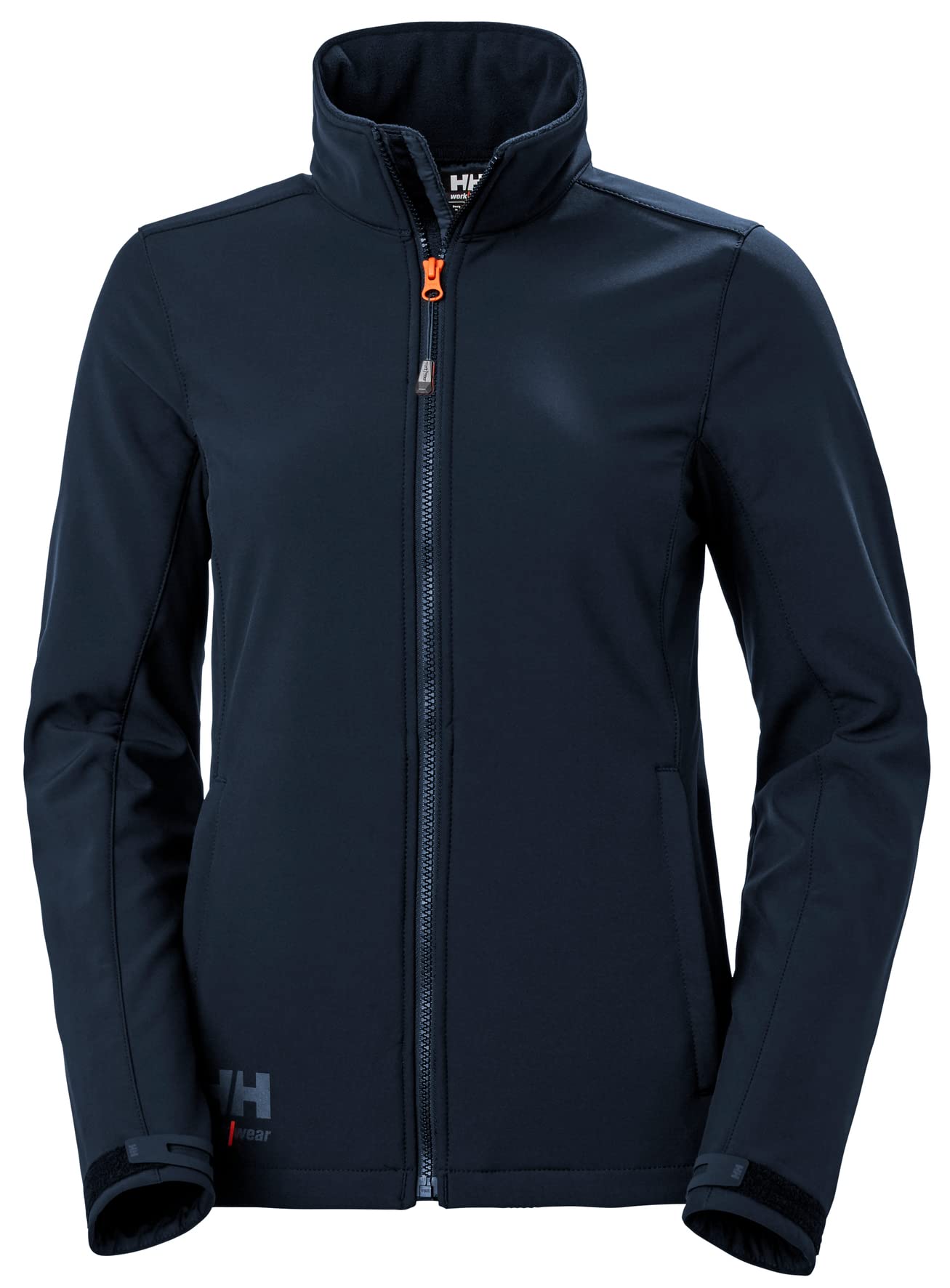 Helly-Hansen Women's Luna/Gale Softshell Jacket - Waterproof Windproof Workwear for Outdoor & Office - Navy XS - Perfect for Hiking, Commuting & Professional Wear