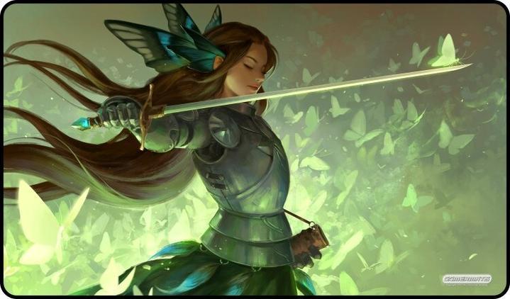 Butterfly Sword Gaming Mouse Pad - Non-Slip Rubber Base, 24x14 Inches, Large Extended Desk Mat for PC, Laptop, Keyboard & Mouse - Perfect for Gamers, Office & Home Use