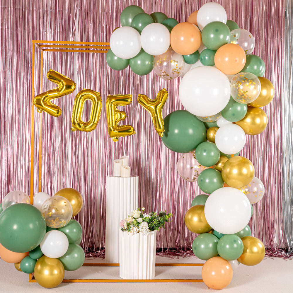 Balloonify Gold Mylar Letter O Balloon - 16 Inch Large Foil Alphabet Balloon for Birthday Party Decorations, Baby Showers & Wedding Celebrations - 1 Count Box