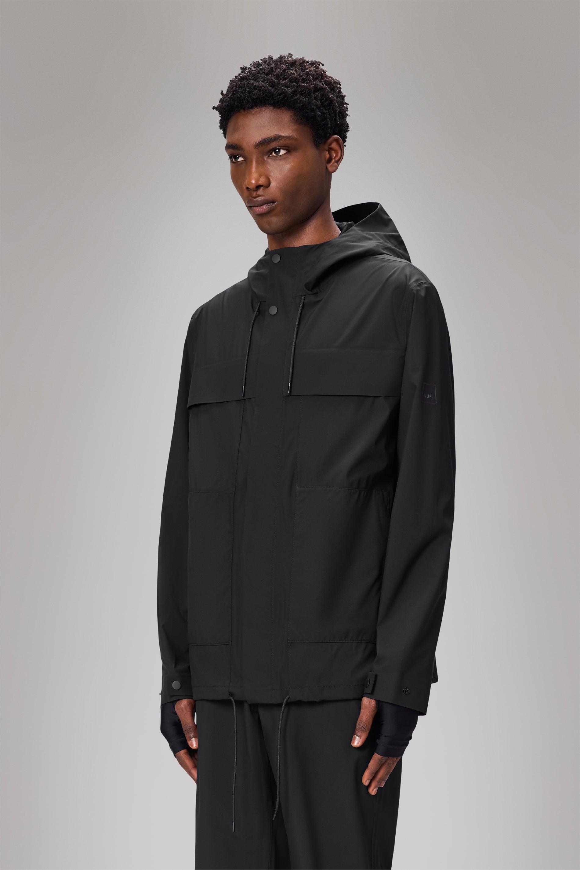 Suva Hardshell Cargo Jacket for Men - Waterproof Windbreaker with Multiple Pockets - Perfect for Hiking, Camping & Outdoor Adventures