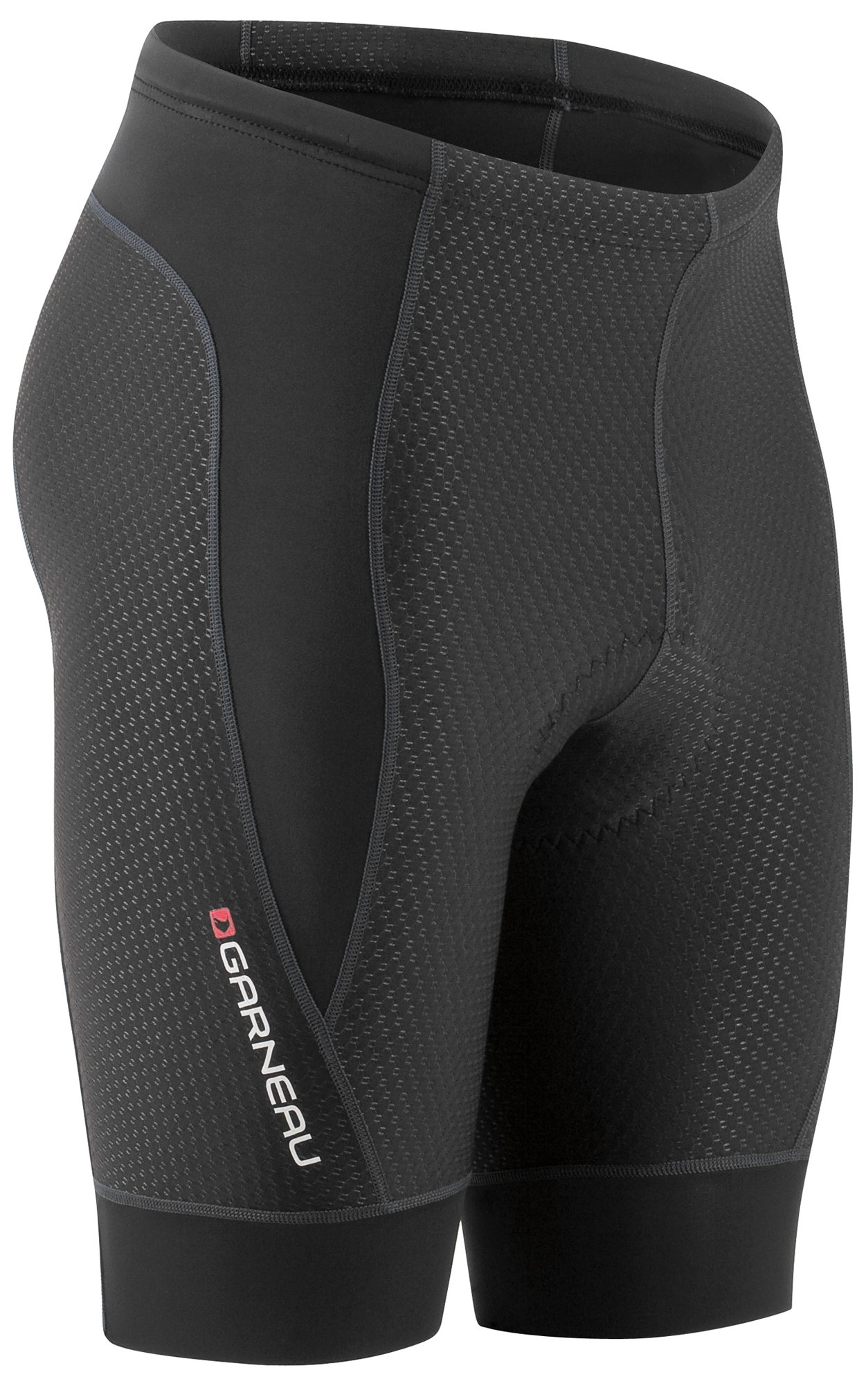 Louis Garneau Men's CB Carbon 2 Padded Compression Performance Bike Shorts - Cycling, Road Biking & Training Gear for Comfort & Endurance