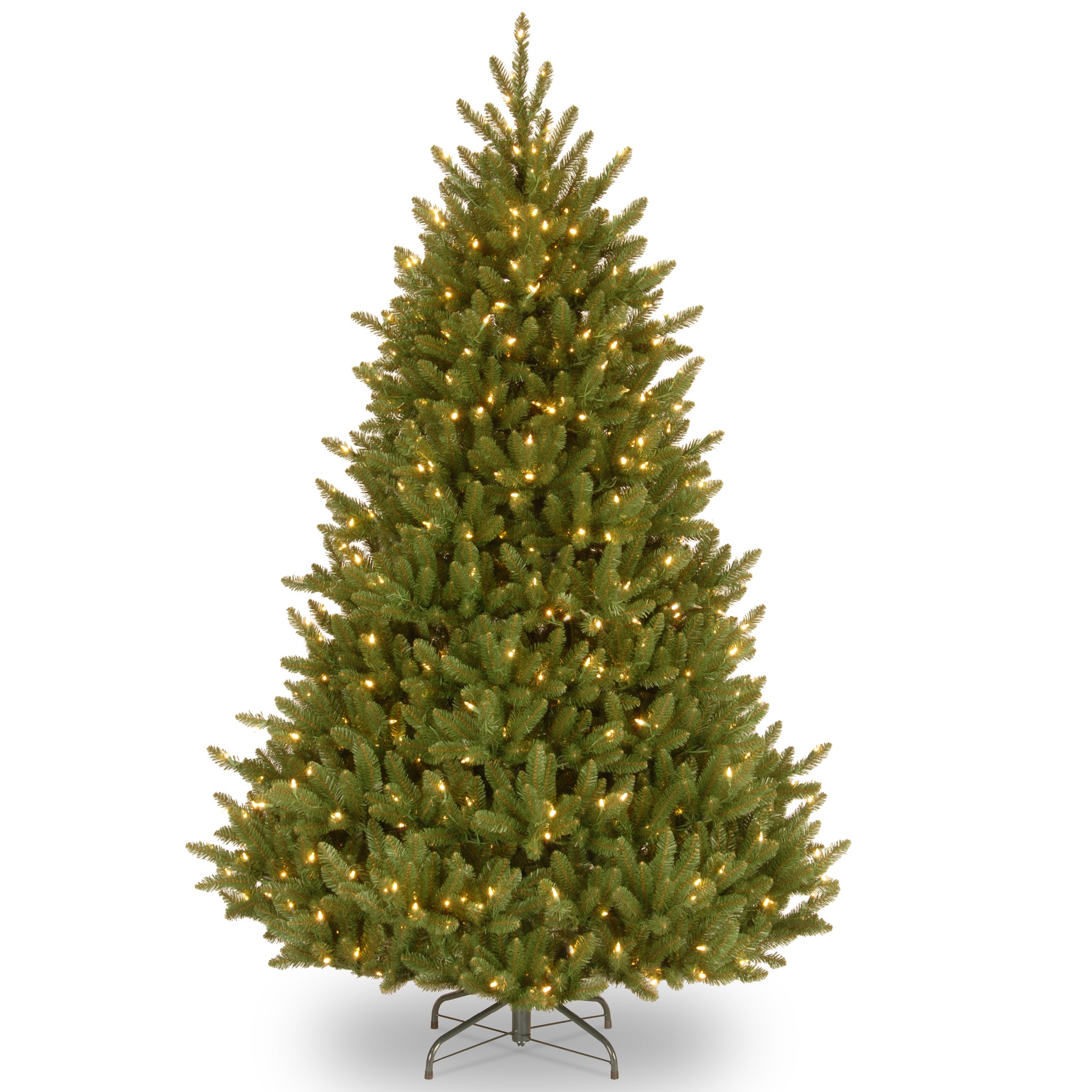7.5 ft Pre-Lit Artificial Christmas Tree - Natural Fraser Fir with 600 Clear LED Lights for Holiday Home Decor | Indoor & Outdoor Use