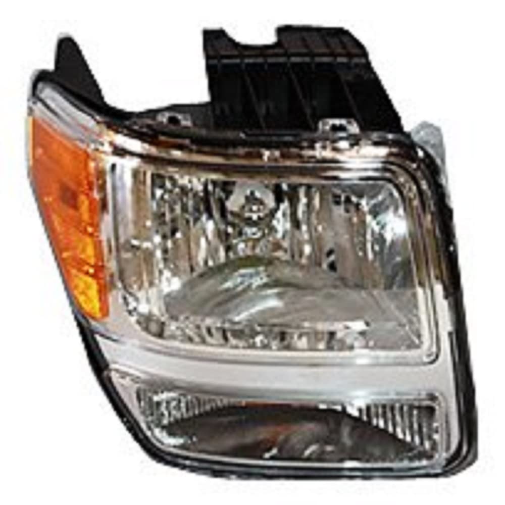 TYC Right Headlight Assembly Compatible with 2007-2011 Dodge Nitro - Replacement Headlamp for Improved Night Driving & Safety