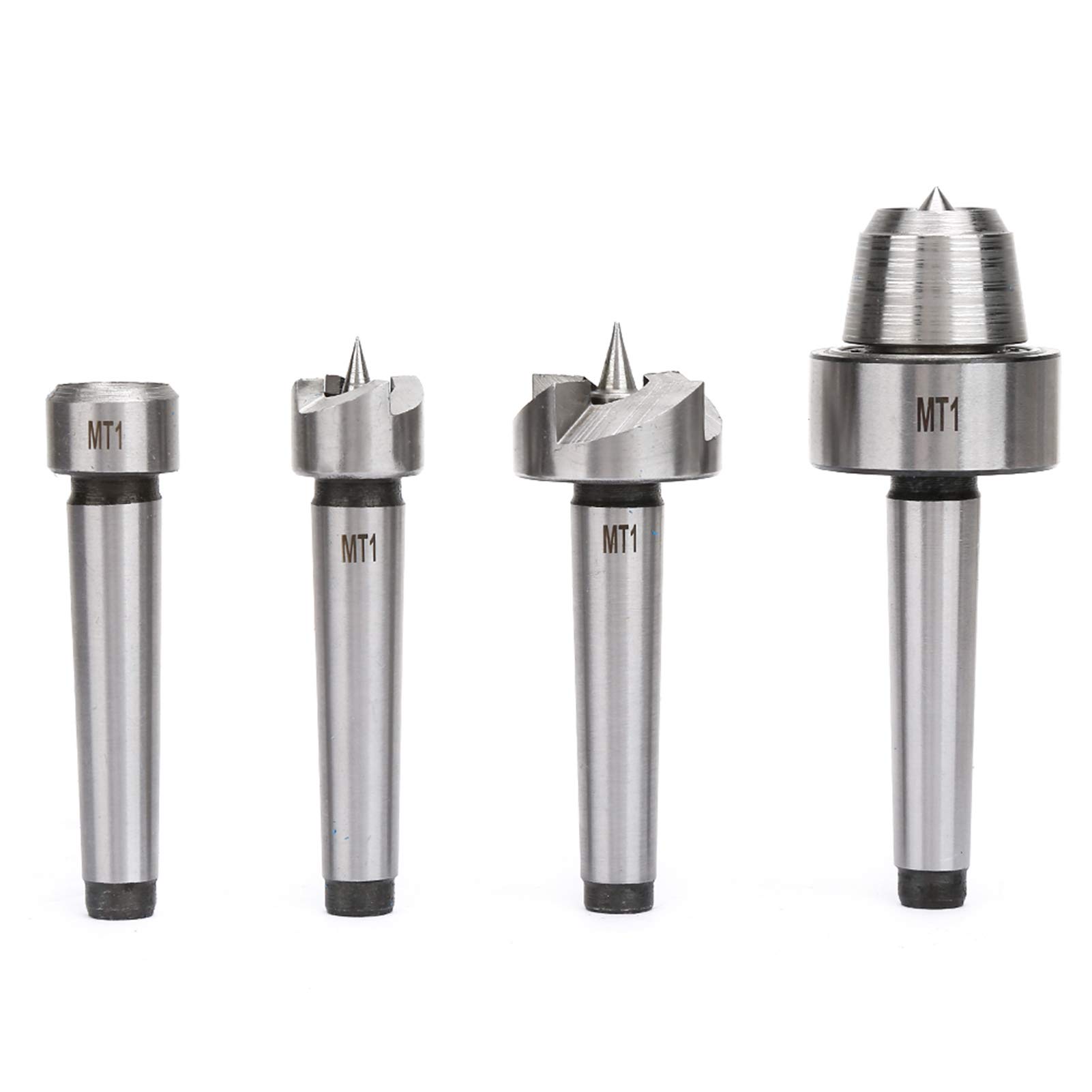 4PCS Wood Lathe Turning Spur Cup Center Set - MT1 Taper for Woodworking Tools | Perfect for DIY Woodturning Projects & Professional Wood Lathe Accessories