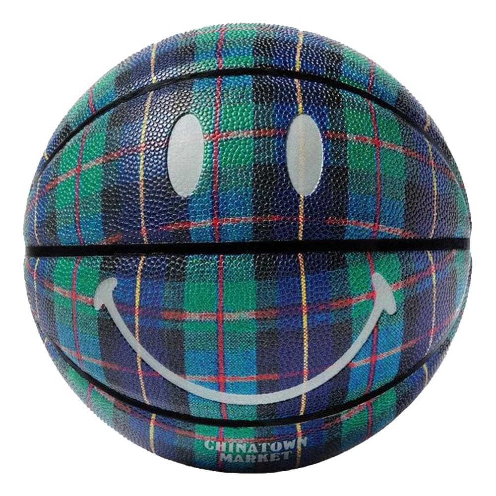 Smiley Ivy League Tartan Basketball - Vintage Green Retro Sports Jersey for Men & Women - Perfect for Game Day, Streetwear & 90s Fashion