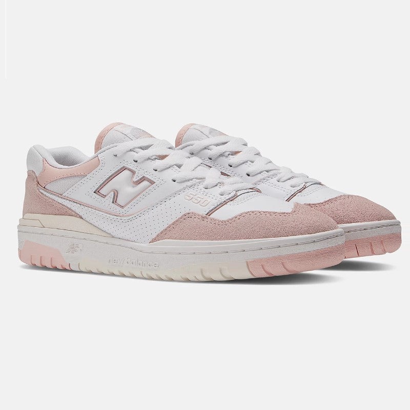 550 Sneaker for Women - Pink & Sea Salt Colorway - Comfortable Casual Shoes for Walking, Running & Everyday Wear
