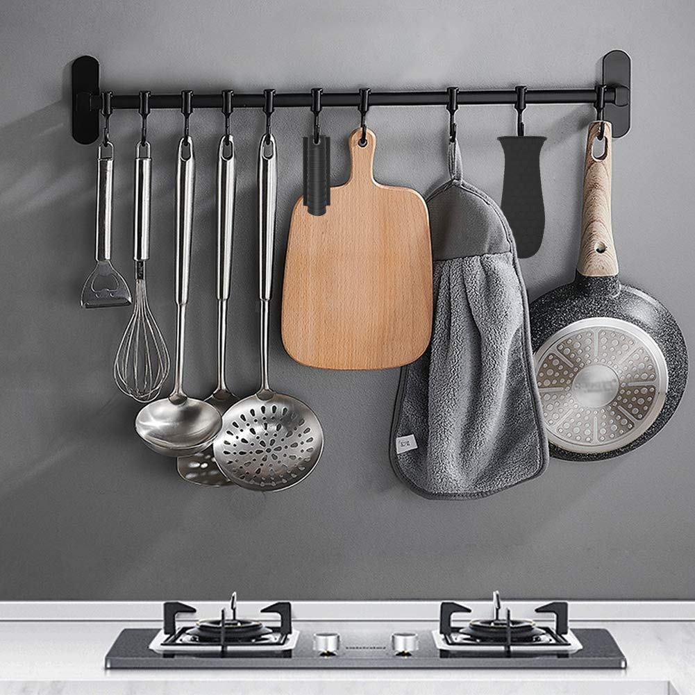 6-Pack Silicone Hot Handle Holders - Non-Slip Heat Resistant Pot Handle Covers for Cast Iron Skillets, Frying Pans & Griddles - Perfect for Cooking, Grilling & Kitchen Safety