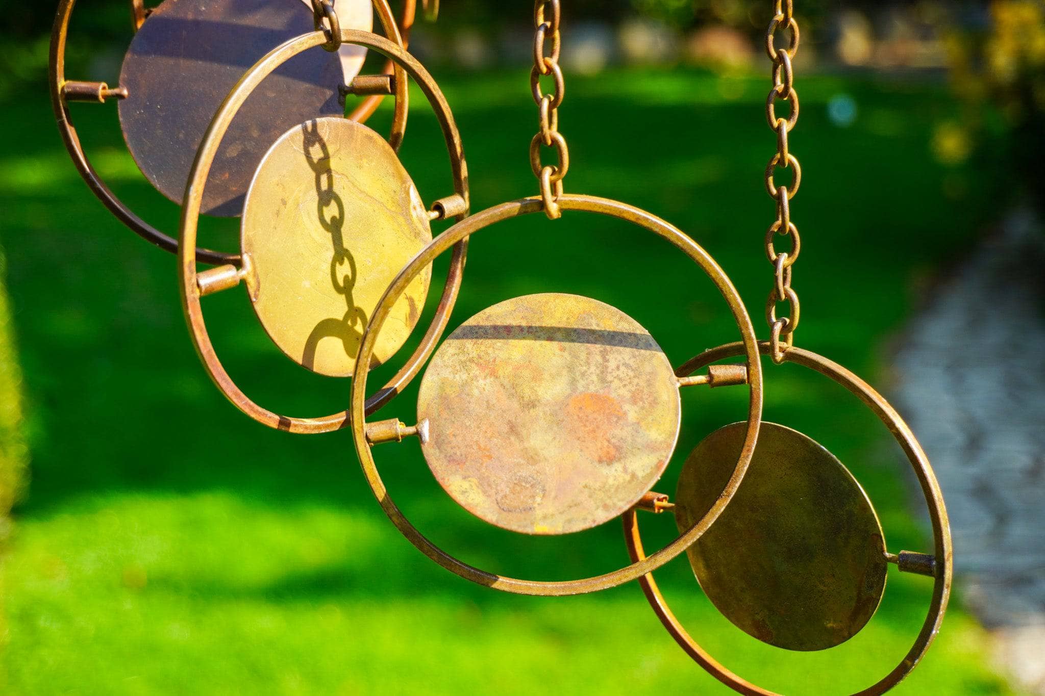 Circle Spiral Mobile - Modern Geometric Baby Mobile for Nursery Decor | Perfect for Newborns & Toddlers | Soothing Motion & Visual Stimulation