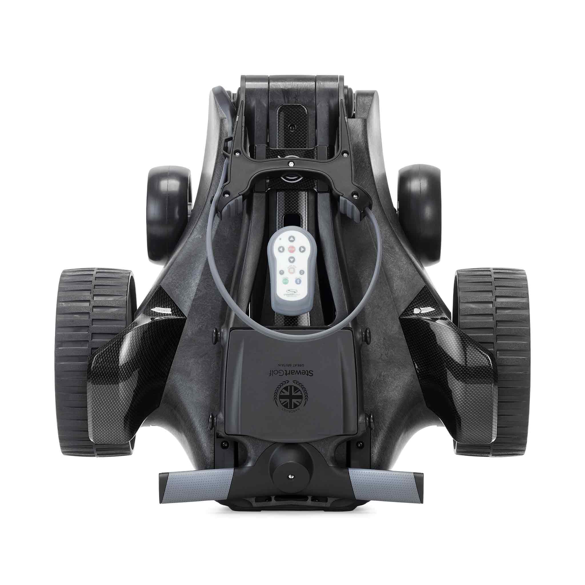 Stewart Golf Q Follow Electric Golf Trolley - Lightweight & Portable for Easy Transport | Perfect for Golf Courses & Tournaments