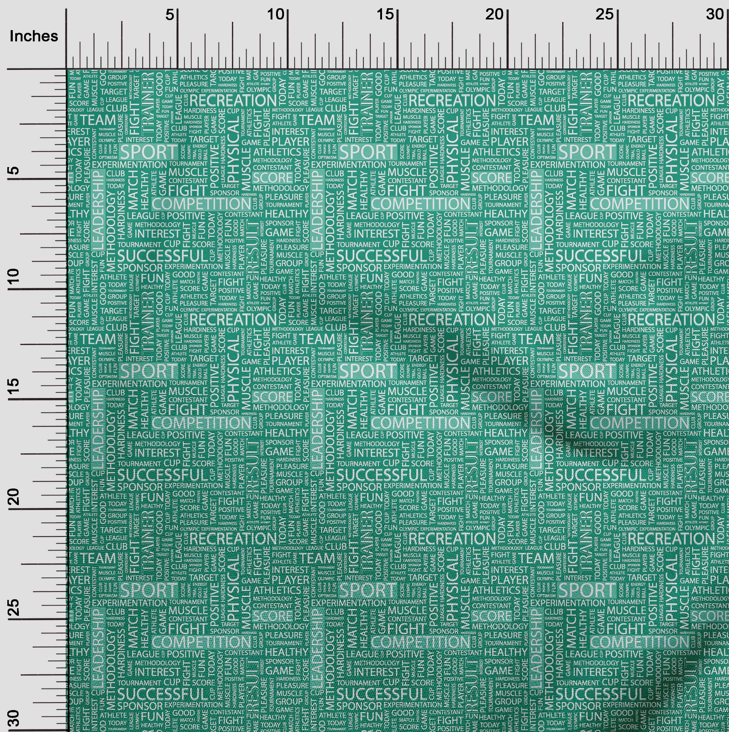 Premium 100% Cotton Jersey Green Fabric for DIY Clothing & Sewing Projects - 58 Inch Wide Printed Text Fabric by The Yard - Perfect for T-Shirts, Dresses, and Home Decor Sewing Supplies