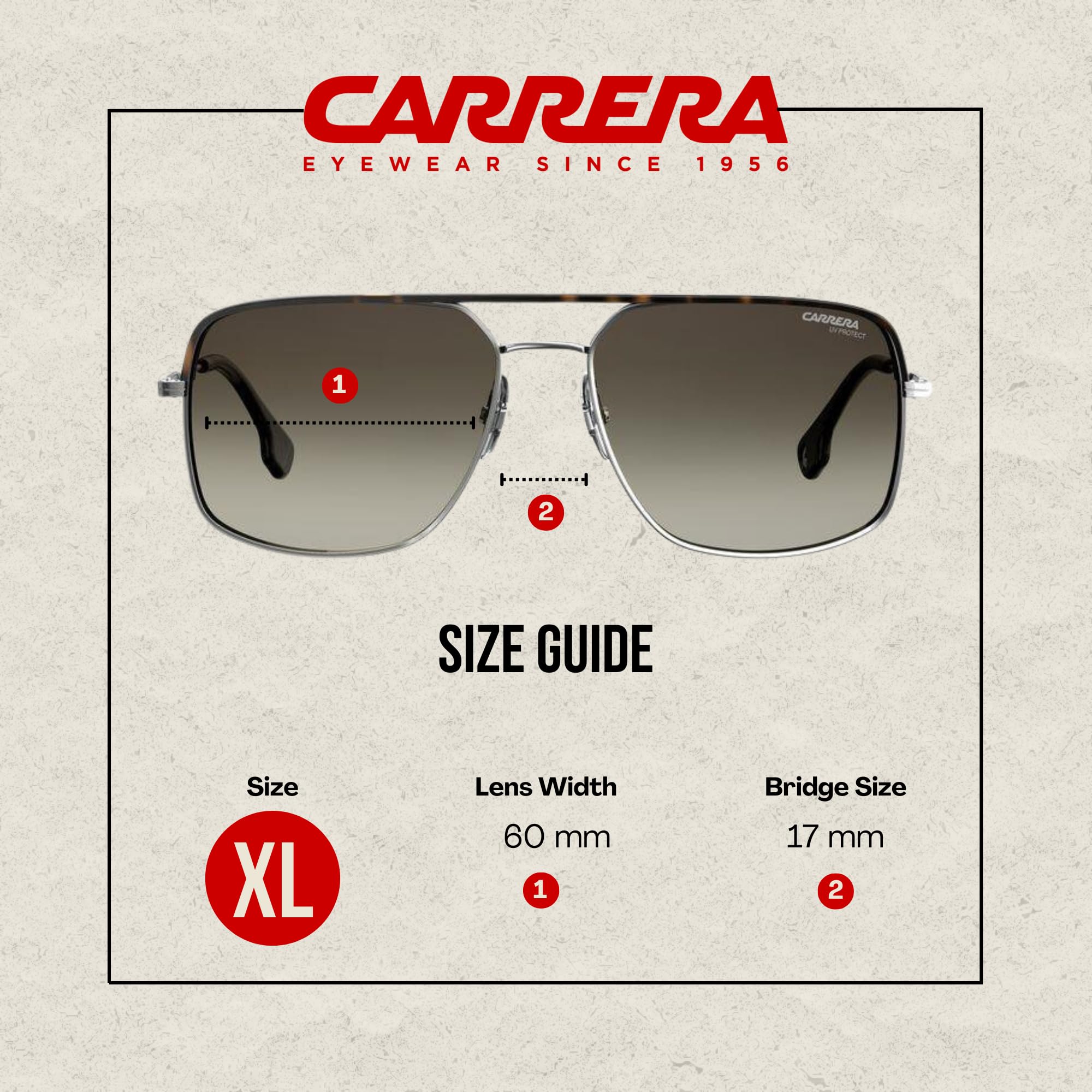 Carrera CA152/S Square Polarized Sunglasses for Men – UV Protection, Stylish Design + BUNDLE With Premium iWear Eyewear Cleaning Kit | Perfect for Driving, Outdoor Sports & Summer Fashion