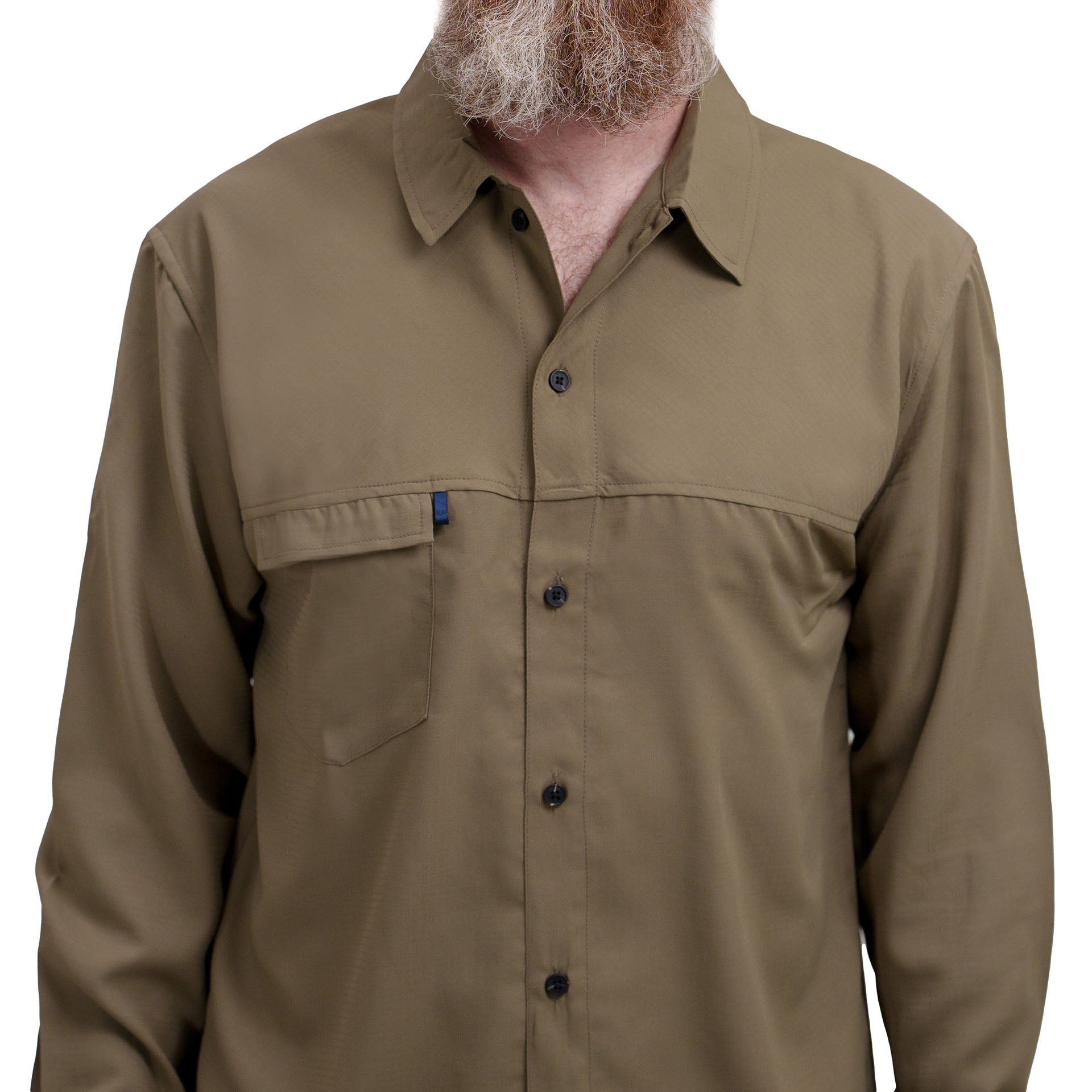 Zpacks x TownShirt Men's Lightweight Button-Up Hiking Shirt - Quick-Dry, UPF 50+ Sun Protection for Outdoor Adventures & Travel