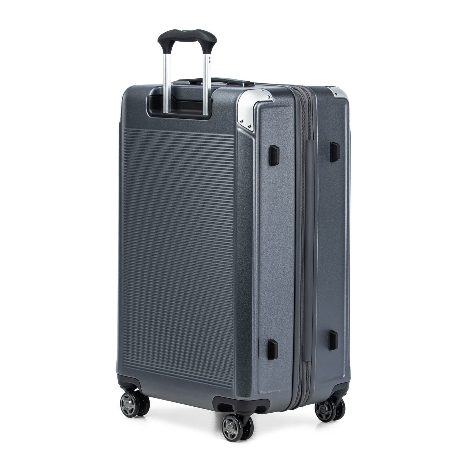 Travelpro Platinum Elite 28-Inch Expandable Hardside Checked Luggage with 8 Spinner Wheels & TSA Lock - Durable Polycarbonate Hard Shell Suitcase in Vintage Grey - Perfect for International Travel & Business Trips