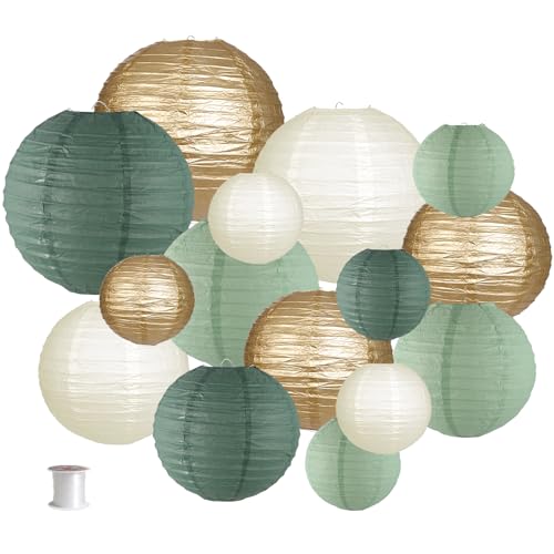 Gold/Ivory/Sage Green