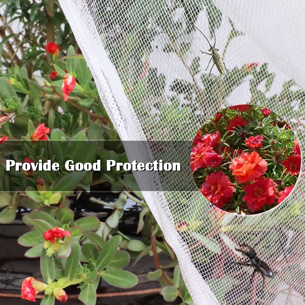 Large Black Fruit Tree Netting Cover with Zipper - 71