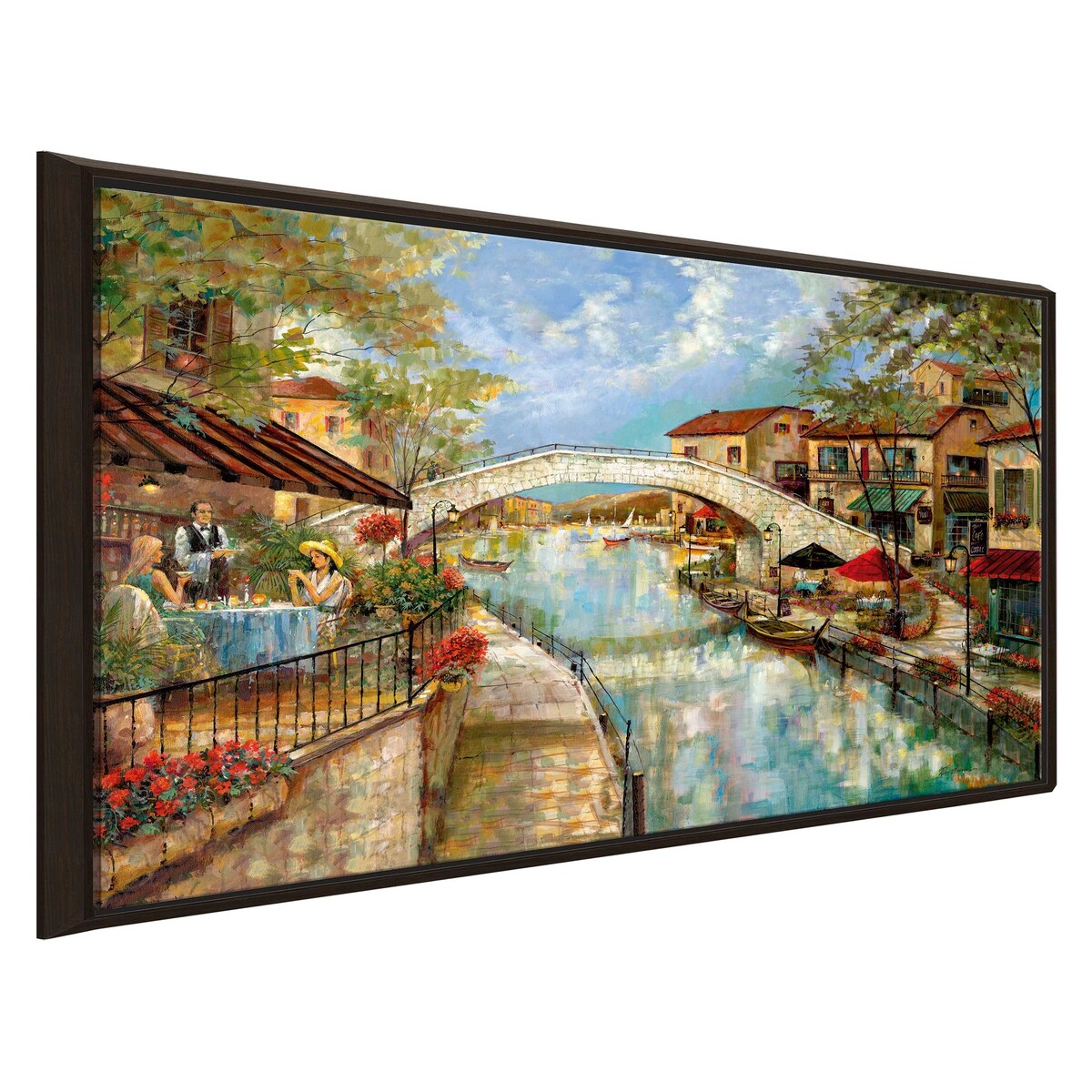 Ruane Manning 'A Day to Reminisce' Floating Canvas Wall Art Print - Perfect for Living Room, Bedroom & Office Decor