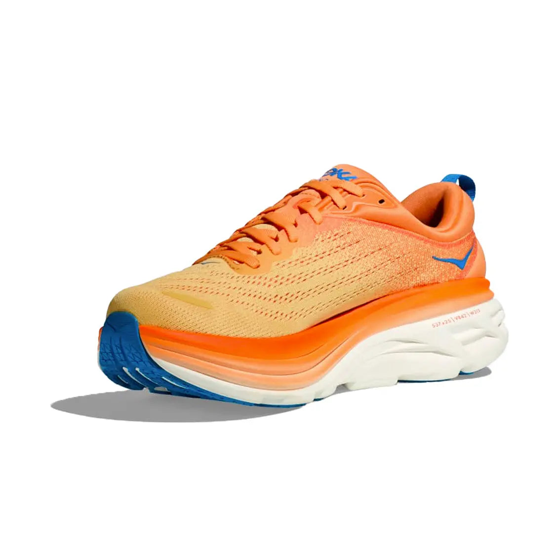 HOKA Bondi 8 Men's Running Shoes - Cushioned Comfort for Long Distance & Marathon Training - Perfect for Road Running, Jogging & Everyday Wear