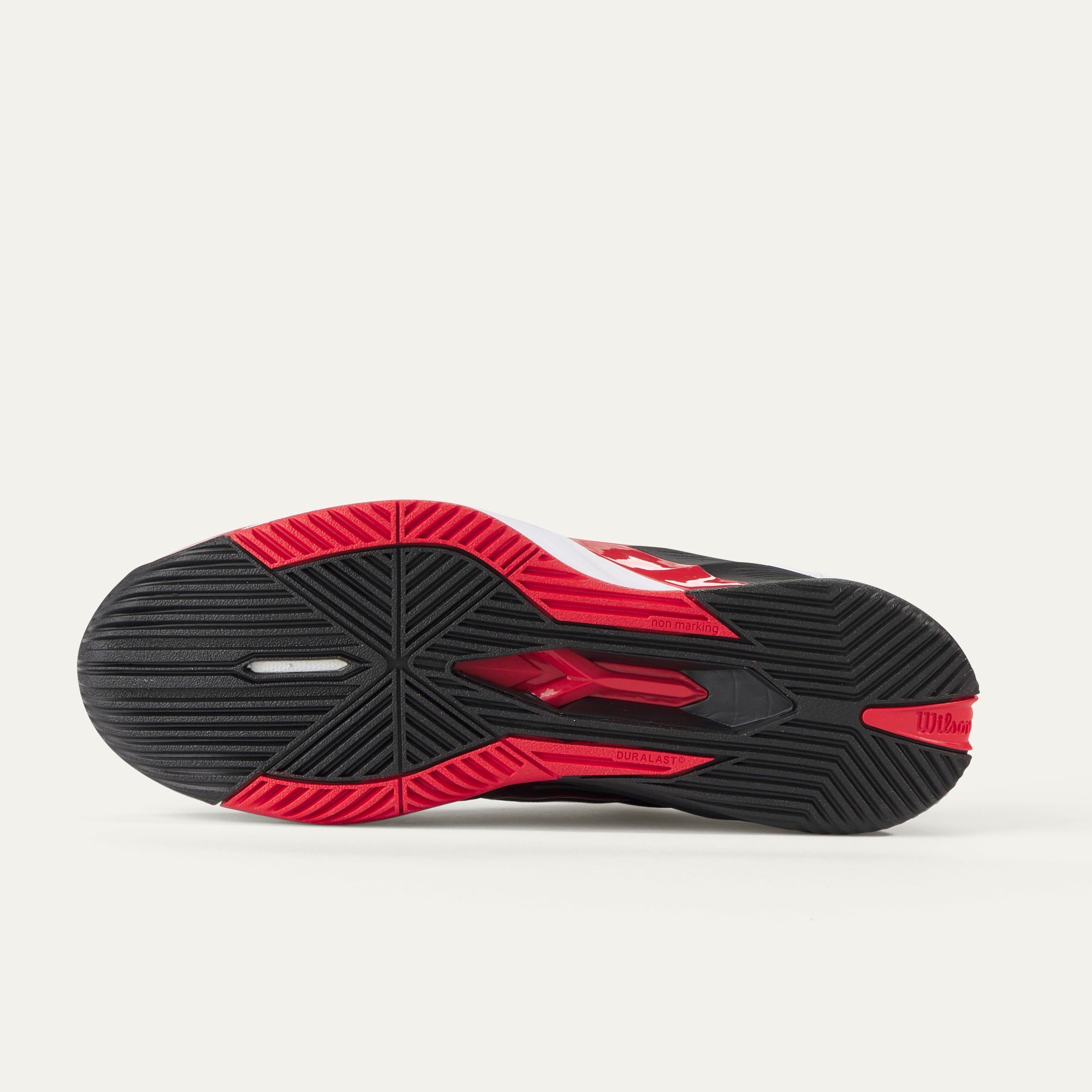 Wilson Rush Pro 4.5 Men's Tennis Shoes - Black/Red/White | High-Performance Court Shoes for Competitive Play & Training