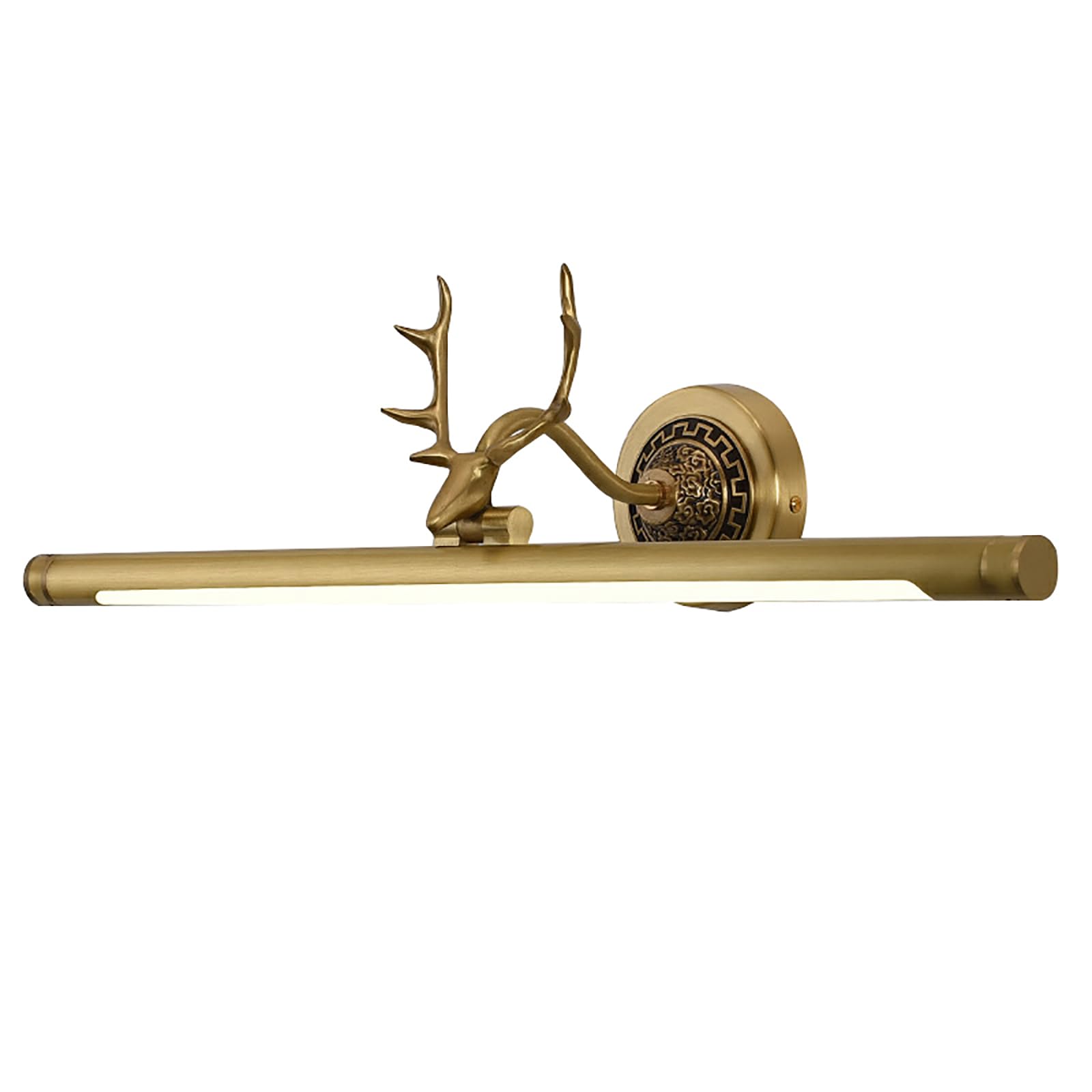 Modern Copper Vanity Light - Rotatable LED Bathroom Sconce for Dressing Table (100cm, Gold) - Perfect for Bathroom Makeup Area