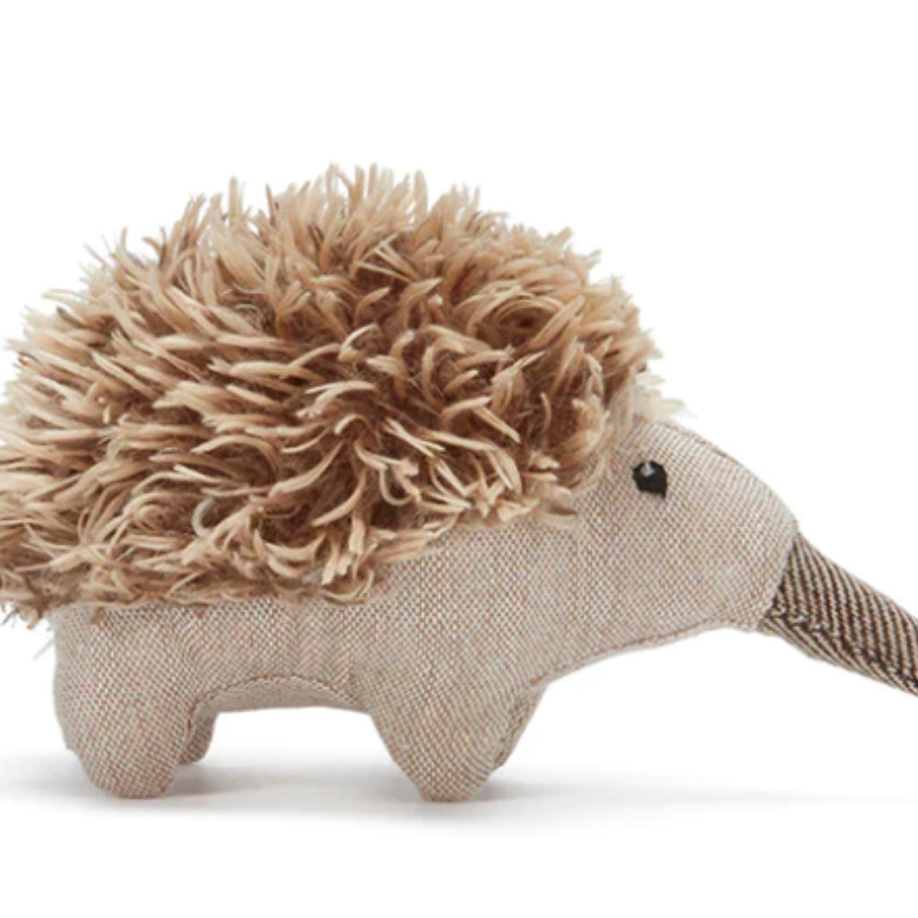 Nana Huchy Mini Spike the Echidna Rattle Toy - Cute Baby Teether & Sensory Shaker for Infants - Perfect for Newborn Gifts, Tummy Time & Early Learning Play