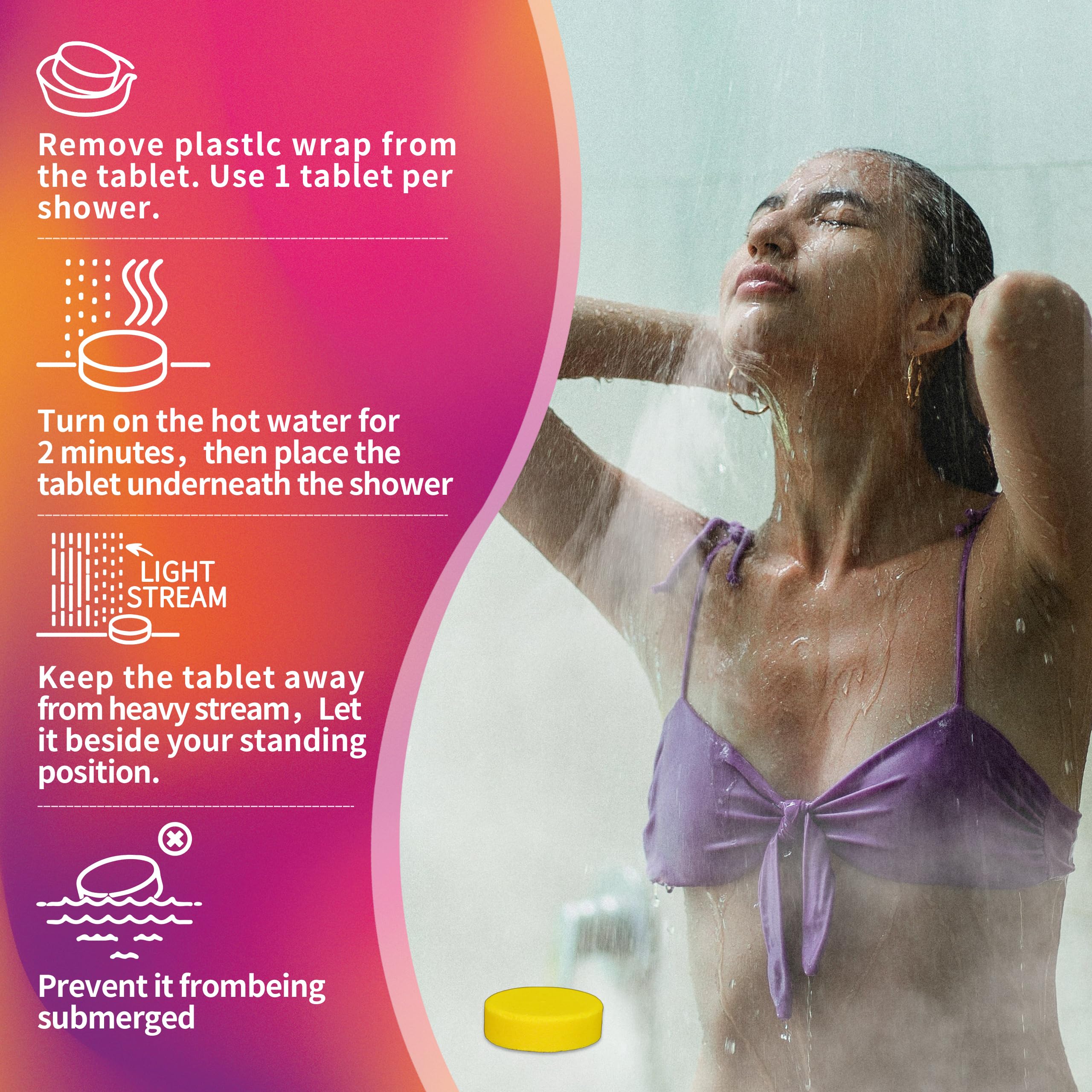 20 Pack Aromatherapy Shower Steamers with Essential Oils - Relaxing Bath Bombs for Women, Stress Relief Spa Gifts, Birthday Present for Her - Perfect for Self-Care, Mother's Day & Holiday Gifts