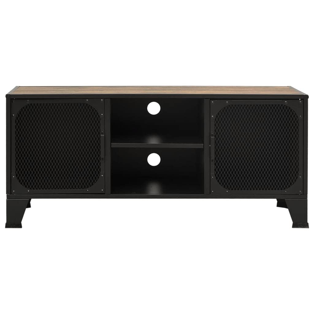 Rustic Brown TV Stand with Storage - 41.3